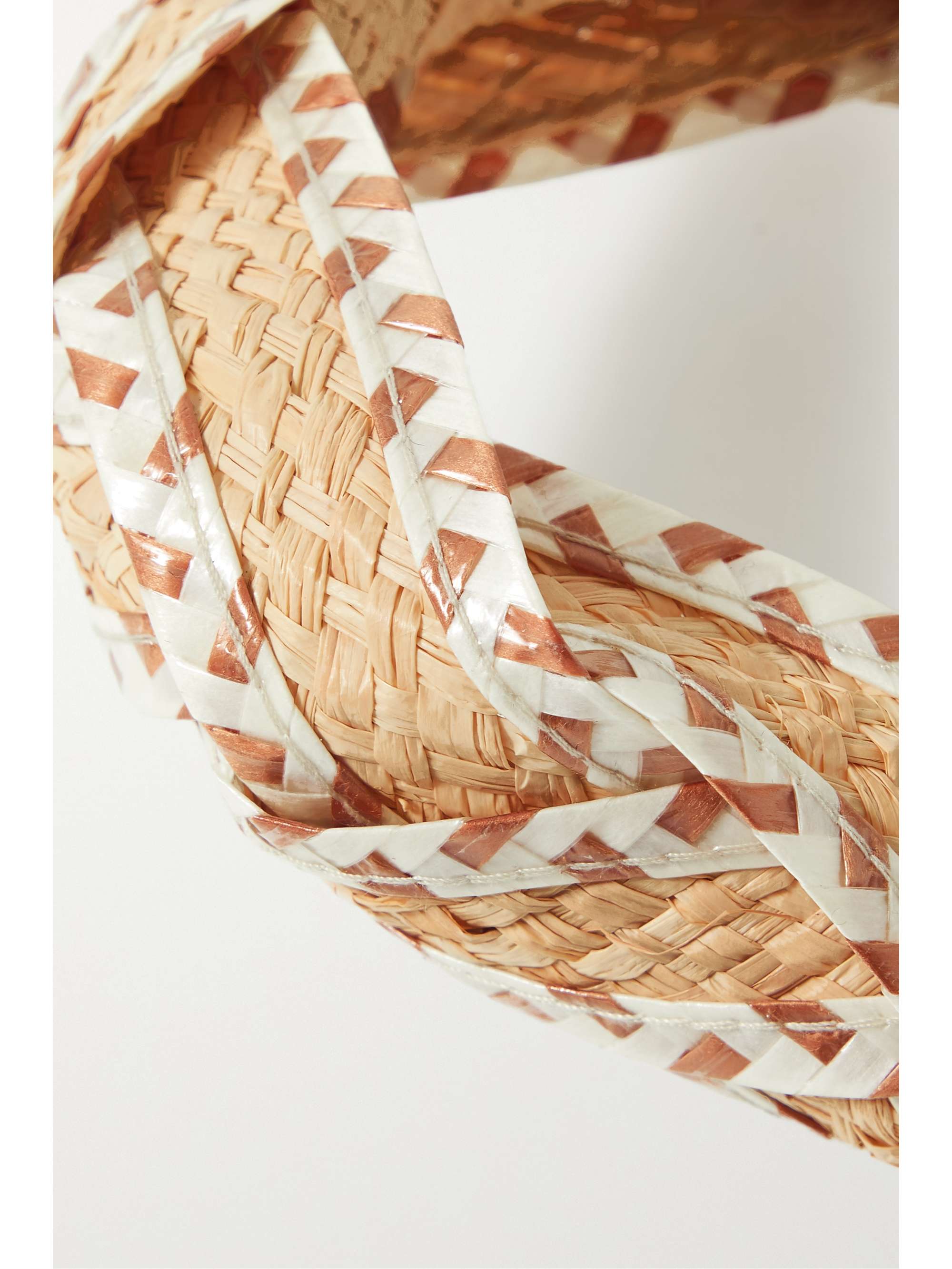 GIGI BURRIS + NET SUSTAIN Ava braided straw headband