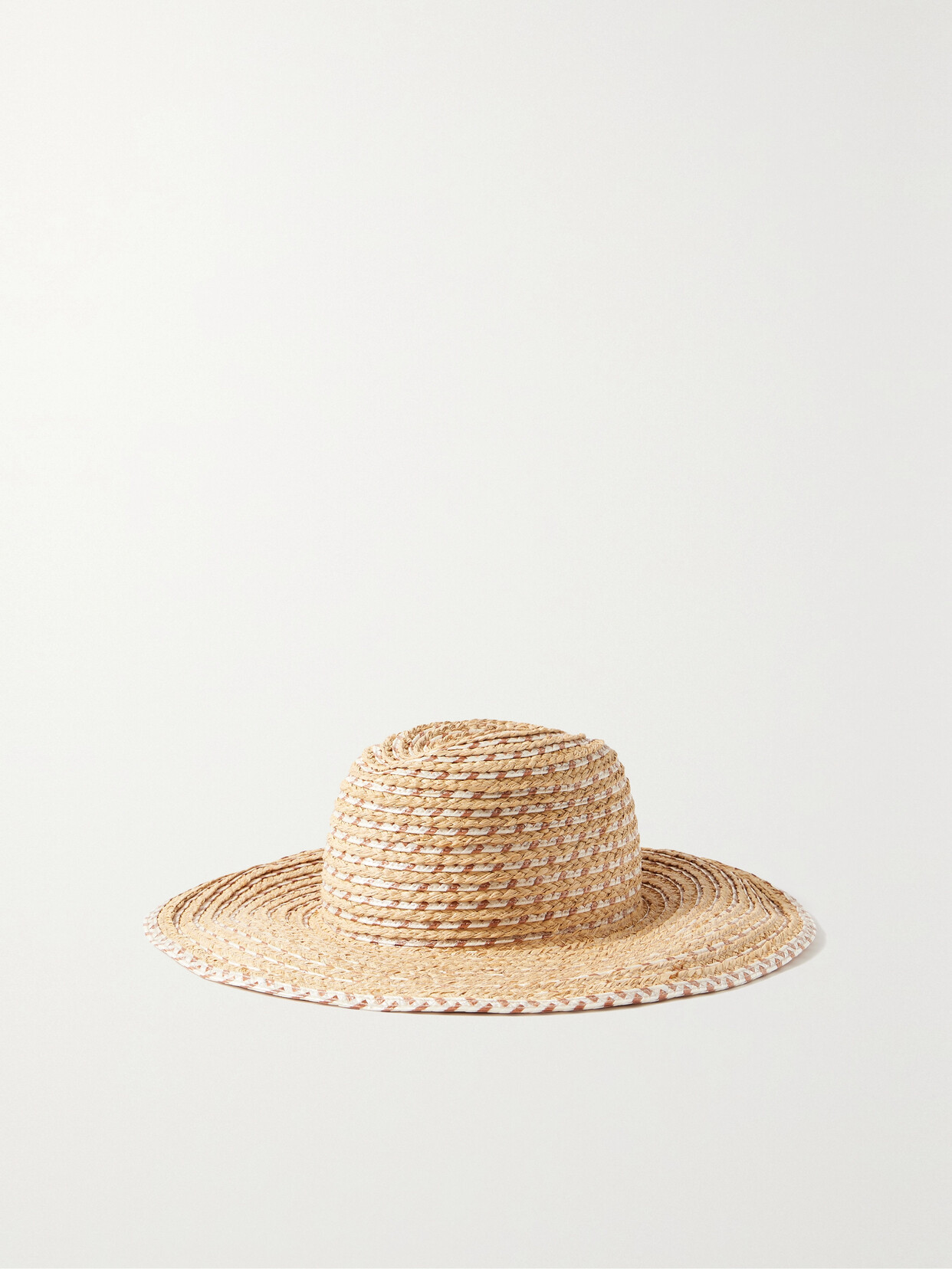 Gigi Burris + Net Sustain Crosby Striped Straw Cowboy Hat