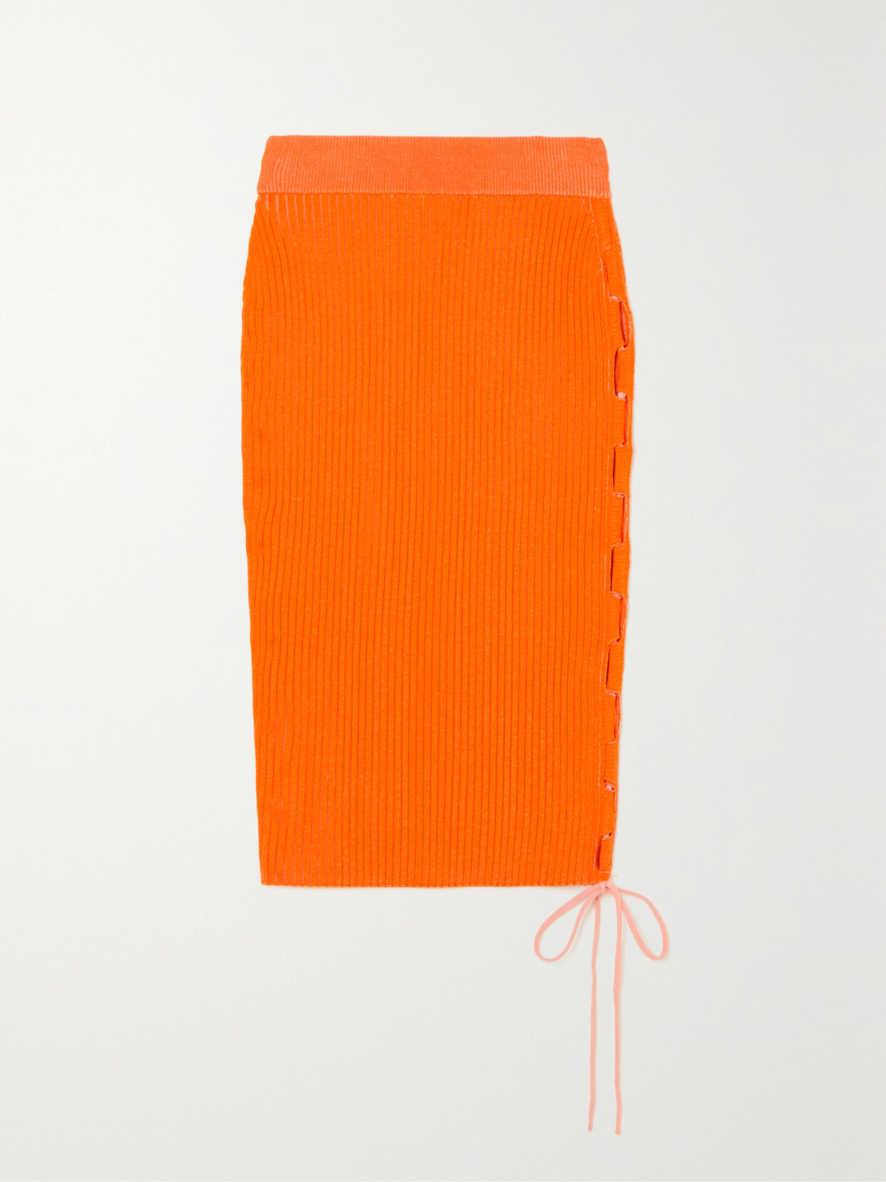 Off-white Cut-out Skirt In Orange