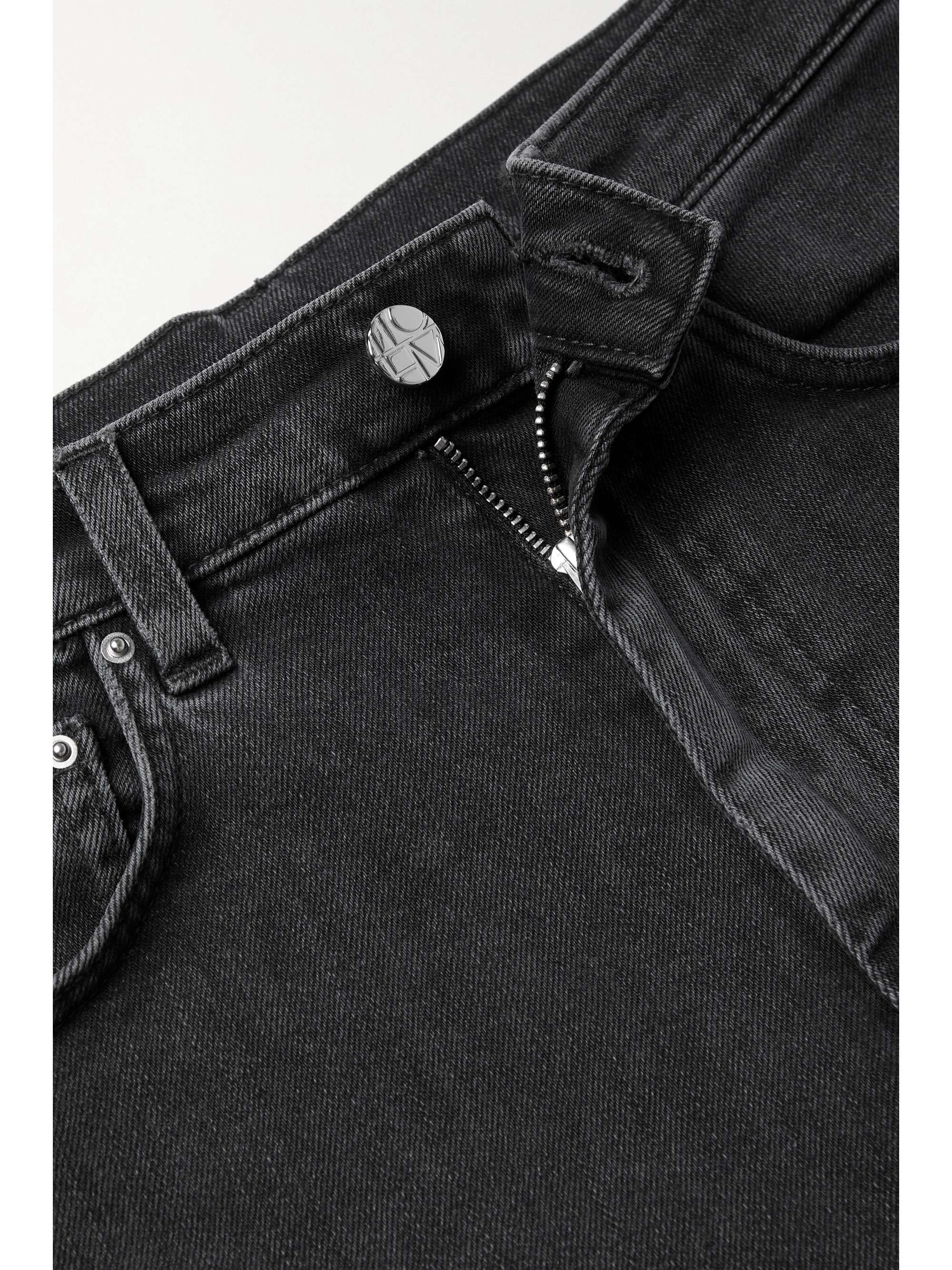 TOTEME Twisted Seam high-rise straight-leg organic jeans