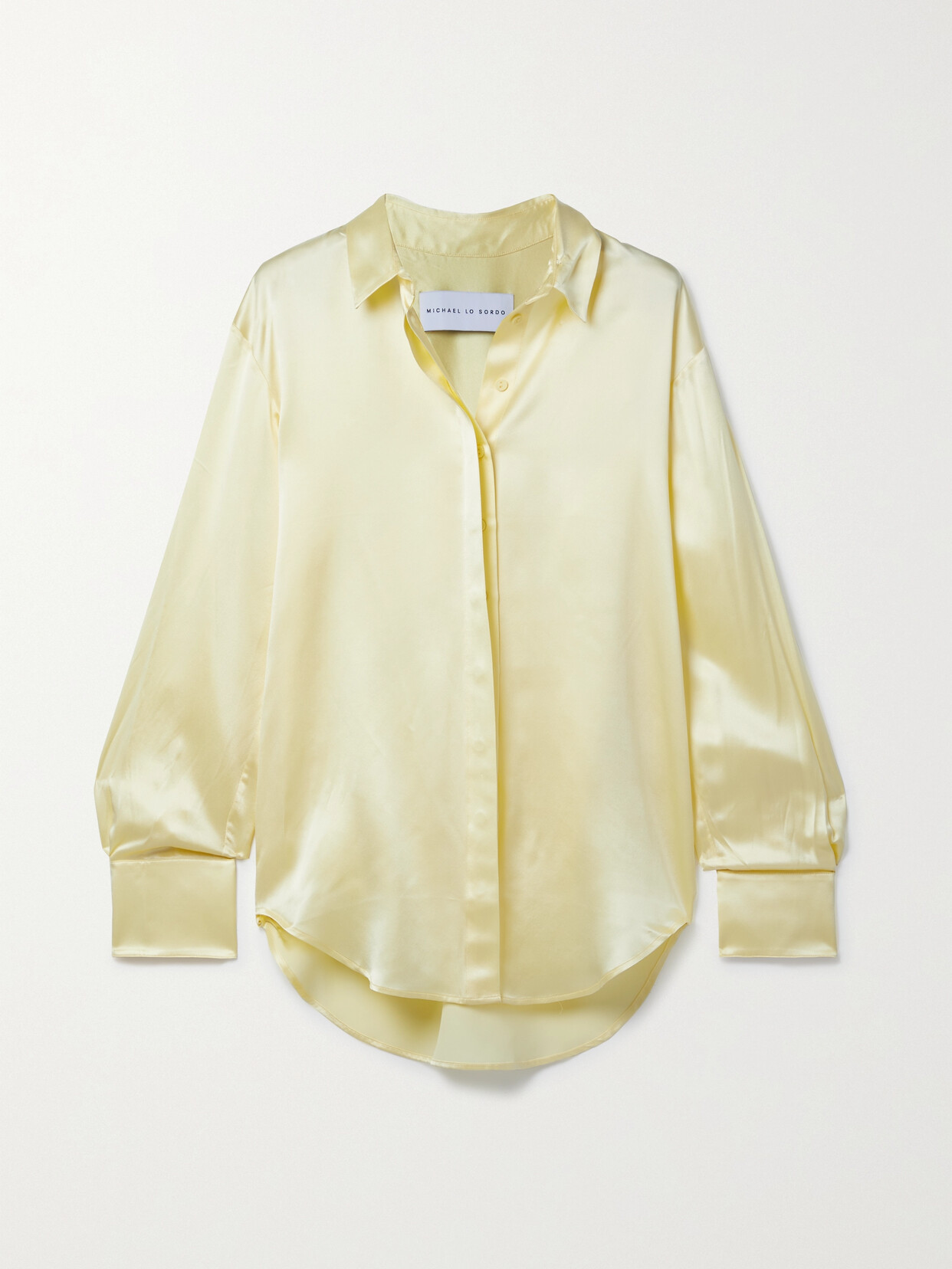 Michael Lo Sordo - Silk-satin Shirt - Yellow