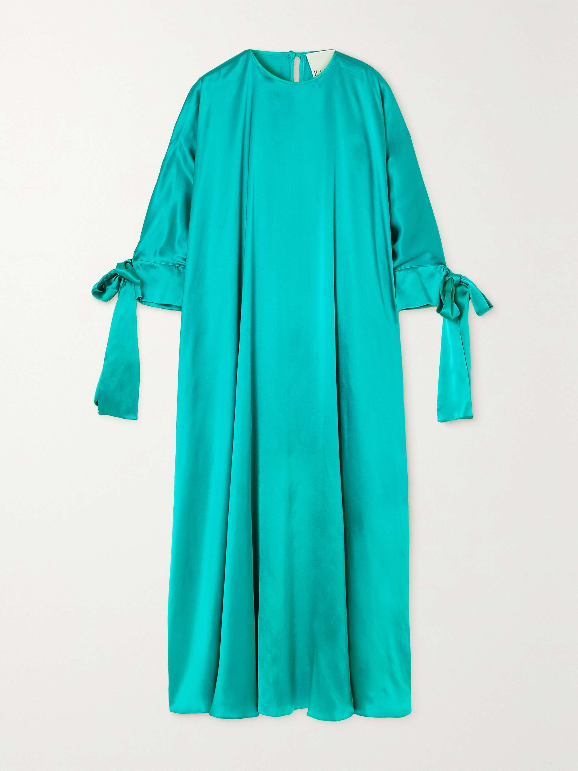 jubah satin princess cut