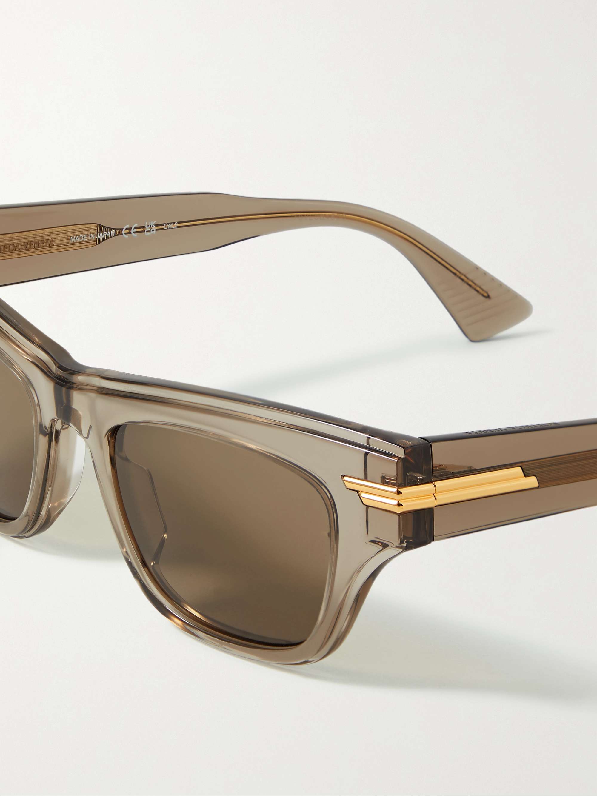 BOTTEGA VENETA EYEWEAR Square-frame acetate sunglasses