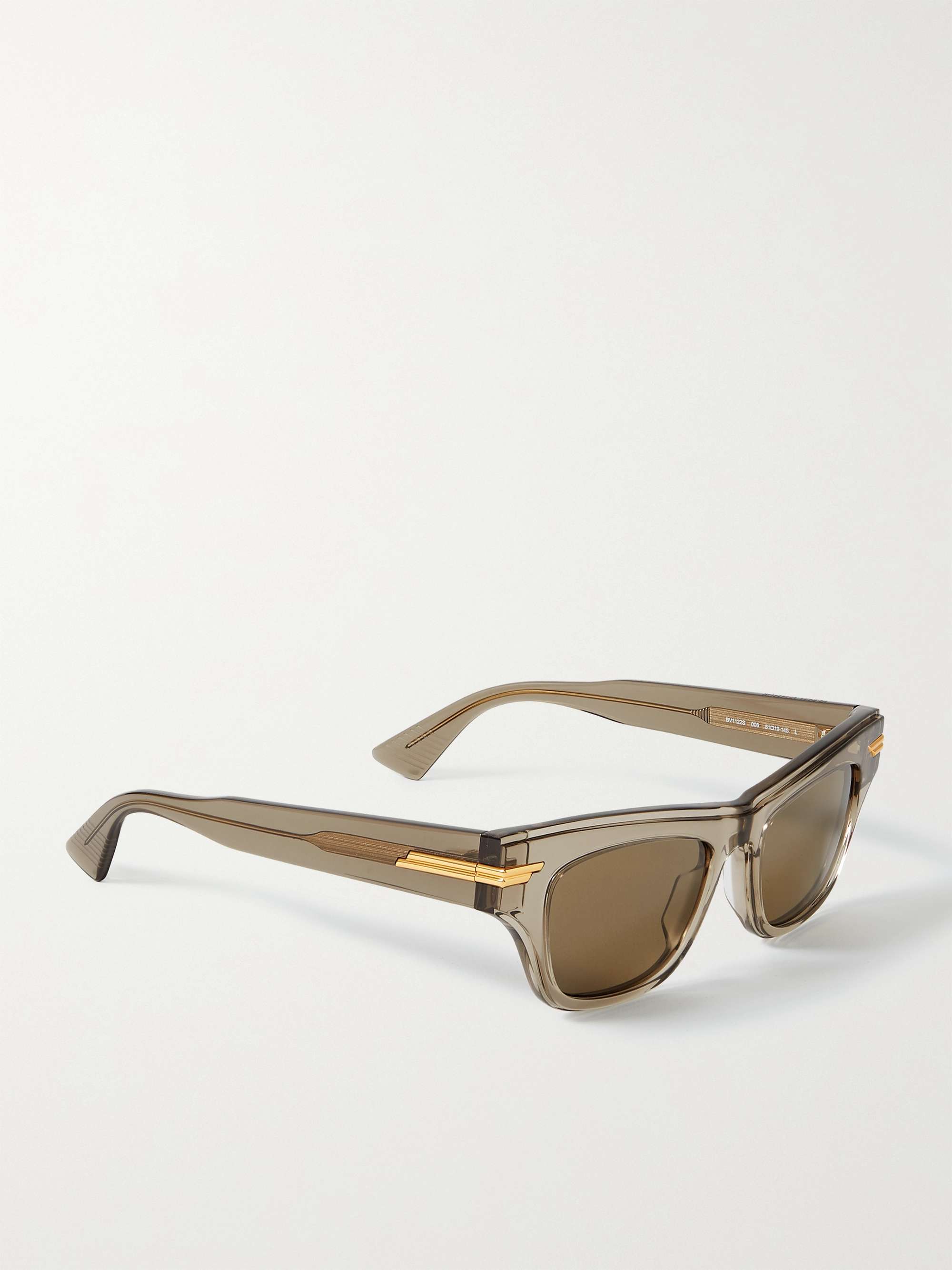 BOTTEGA VENETA EYEWEAR Square-frame acetate sunglasses