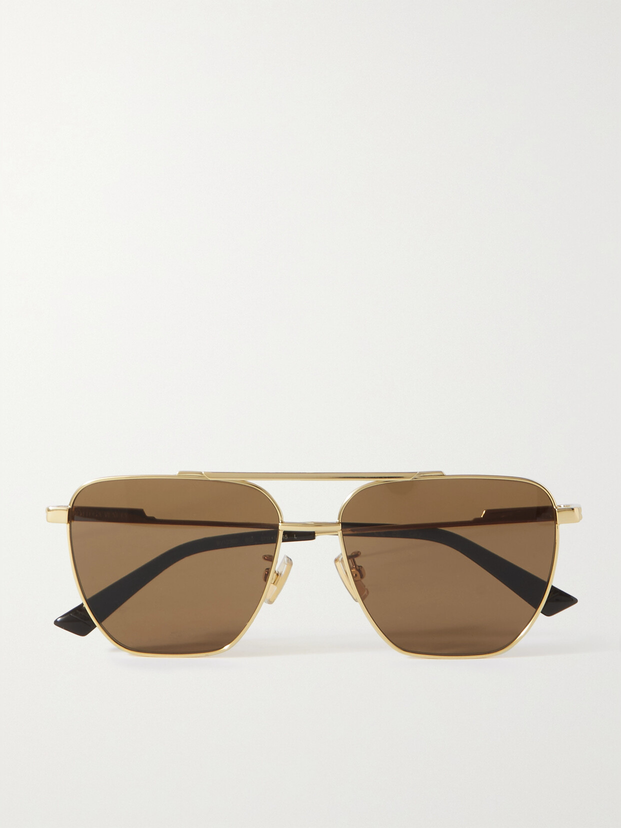 Bottega Veneta Eyewear - Original Aviator-style Gold-tone Sunglasses - one size