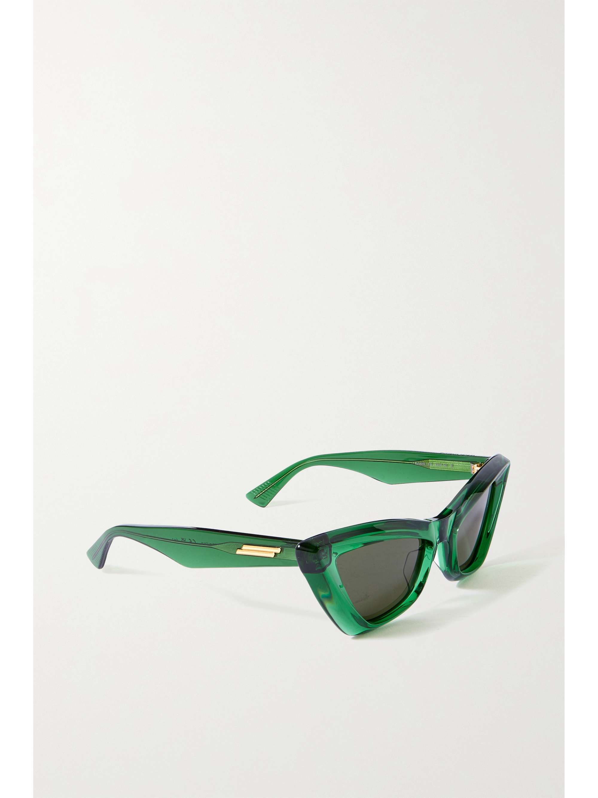 BOTTEGA VENETA EYEWEAR Edgy cat-eye recycled-acetate sunglasses