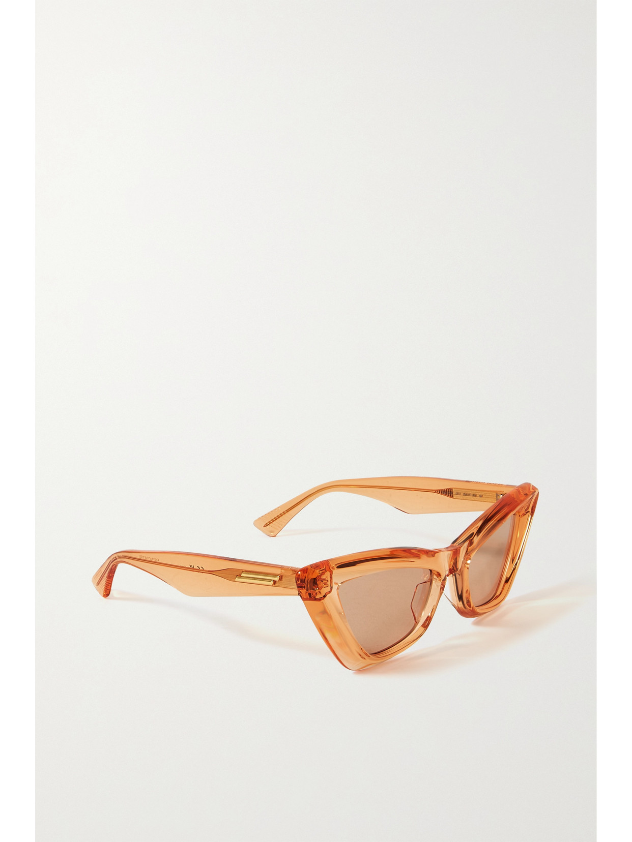 BOTTEGA VENETA EDGY CAT-EYE RECYCLED-ACETATE SUNGLASSES