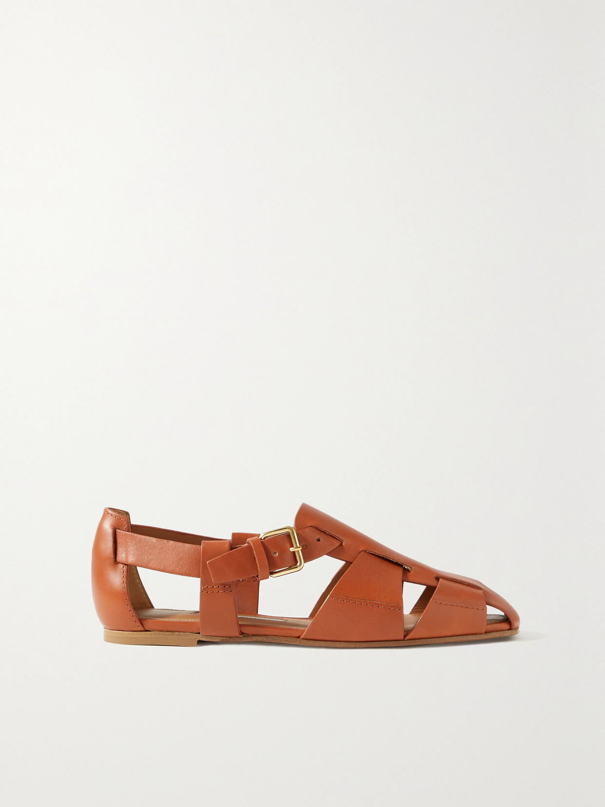 Emme Parsons - Ernest Leather Sandals - Brown