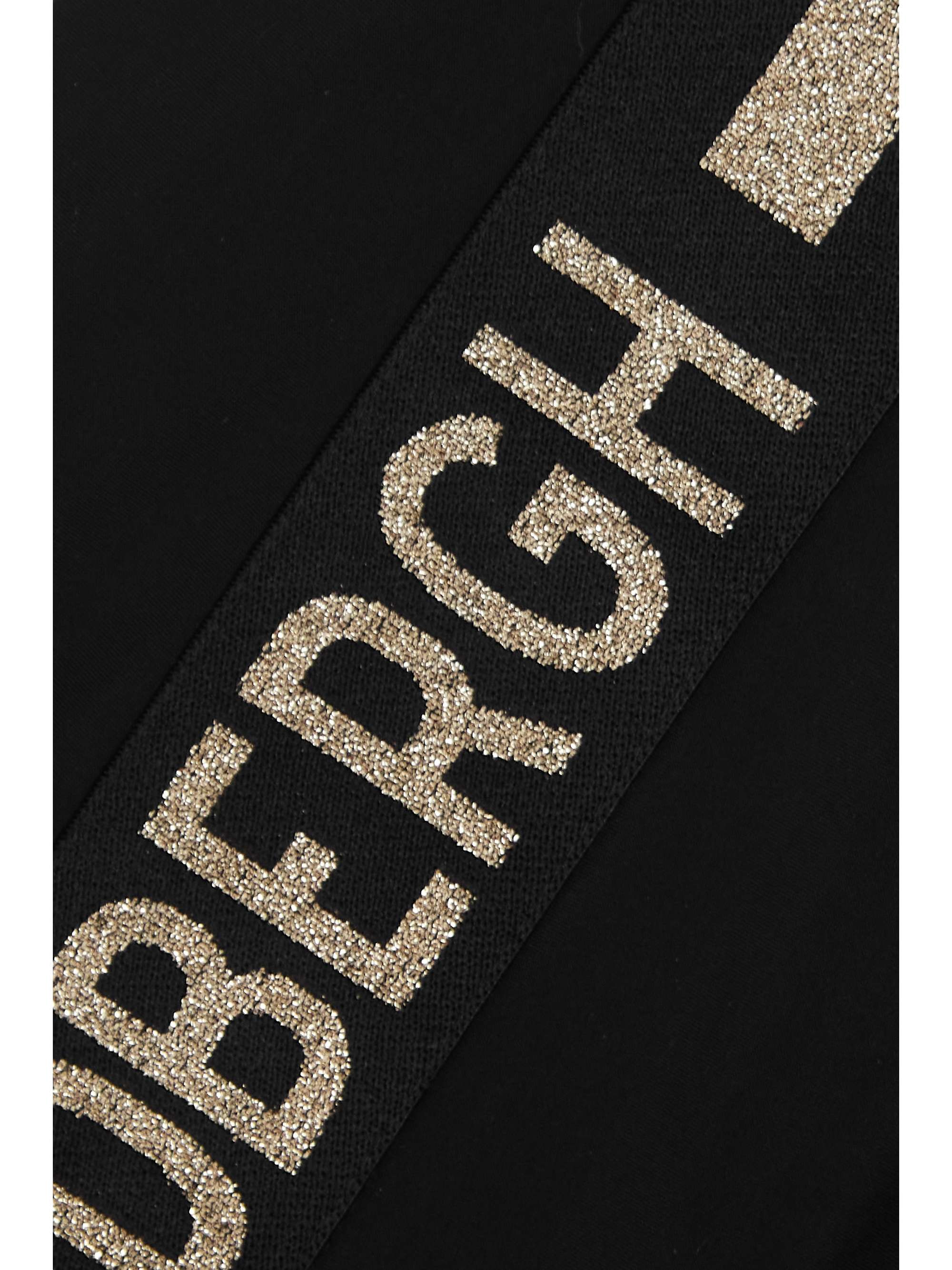 GOLDBERGH Cher belted glittered webbing-trimmed bootcut ski pants