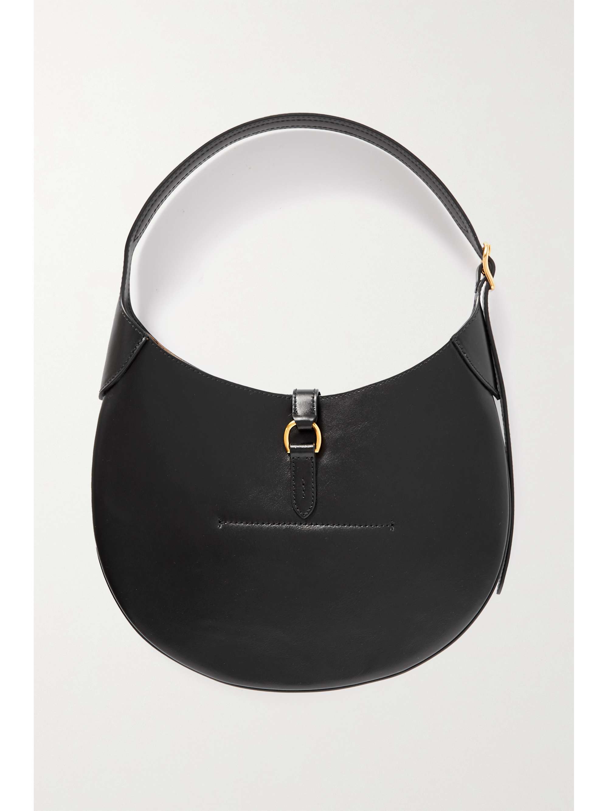 POLO RALPH LAUREN Polo ID medium leather shoulder bag NETAPORTER