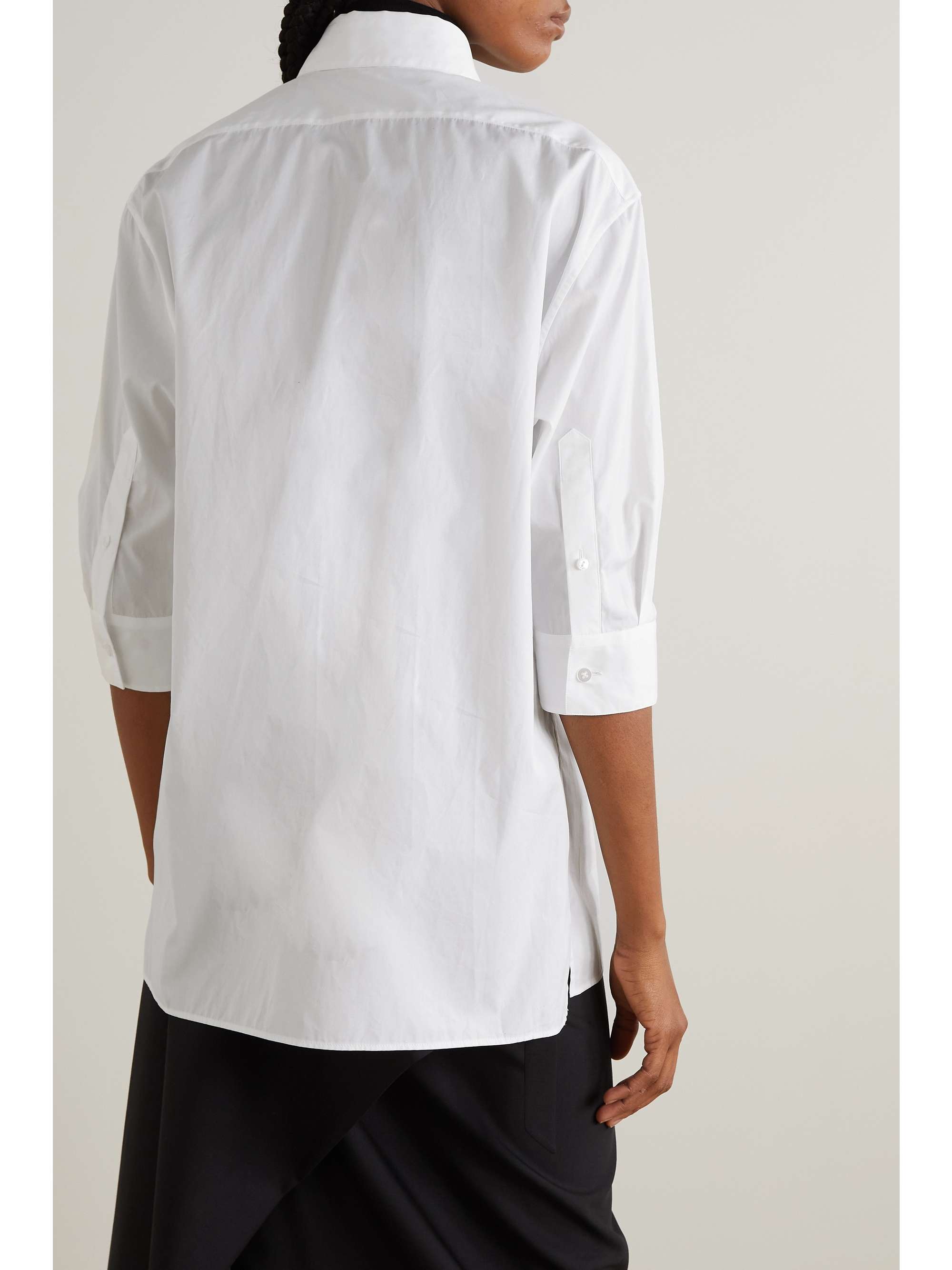 THE ROW Elada cotton-poplin shirt