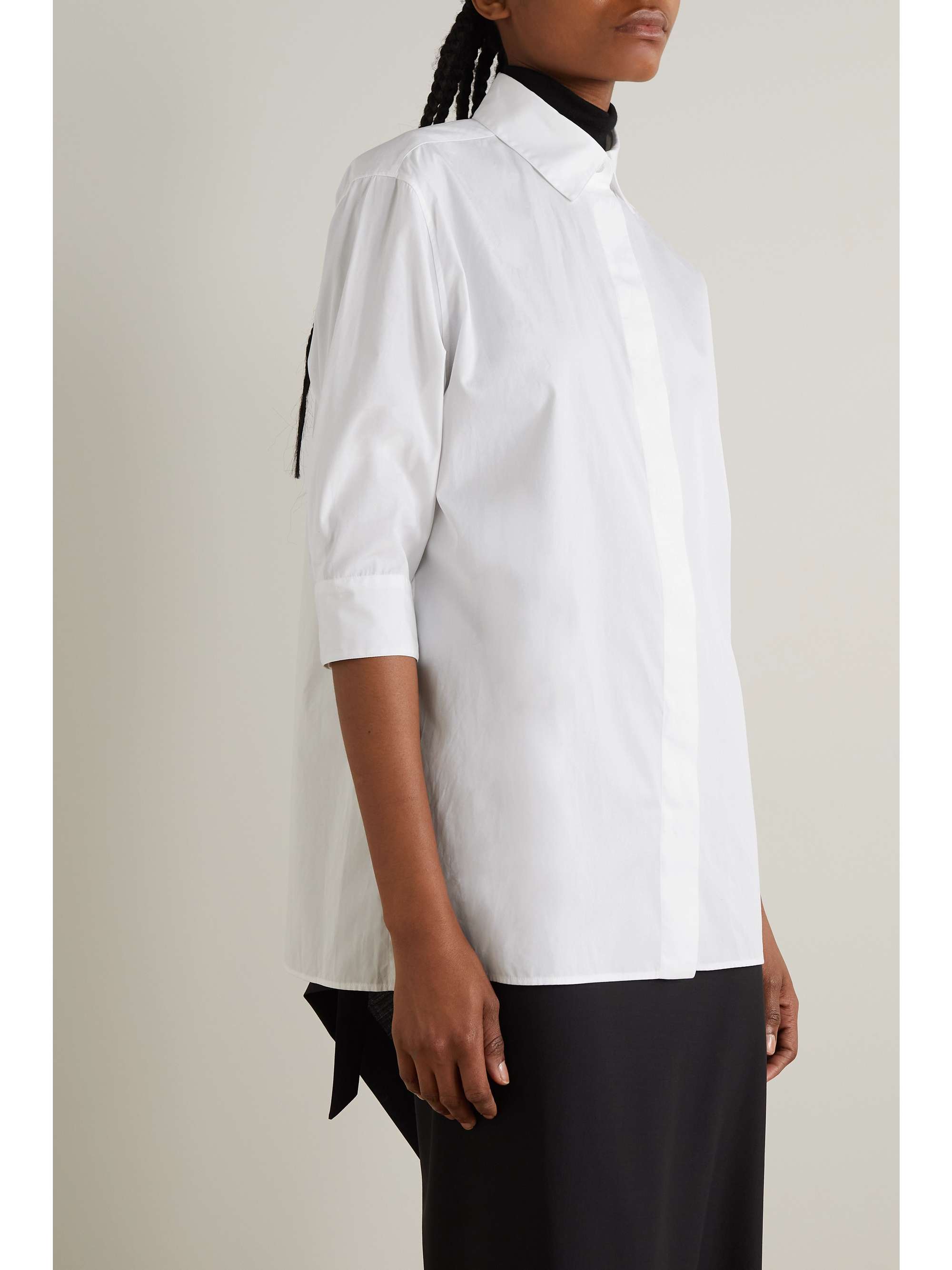 THE ROW Elada cotton-poplin shirt