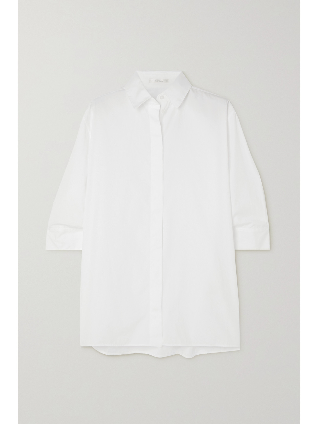 THE ROW ELADA COTTON-POPLIN SHIRT