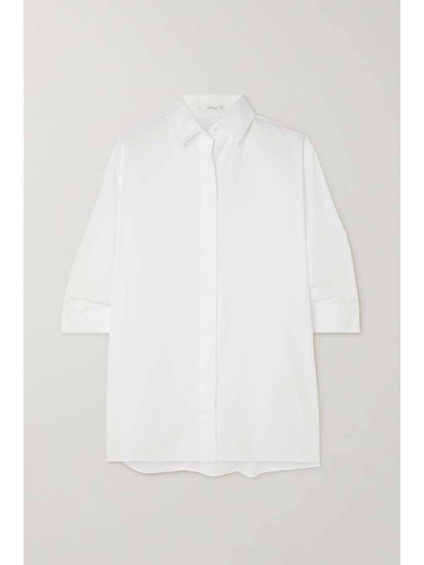 The Row Elada Cotton-poplin Shirt - x large