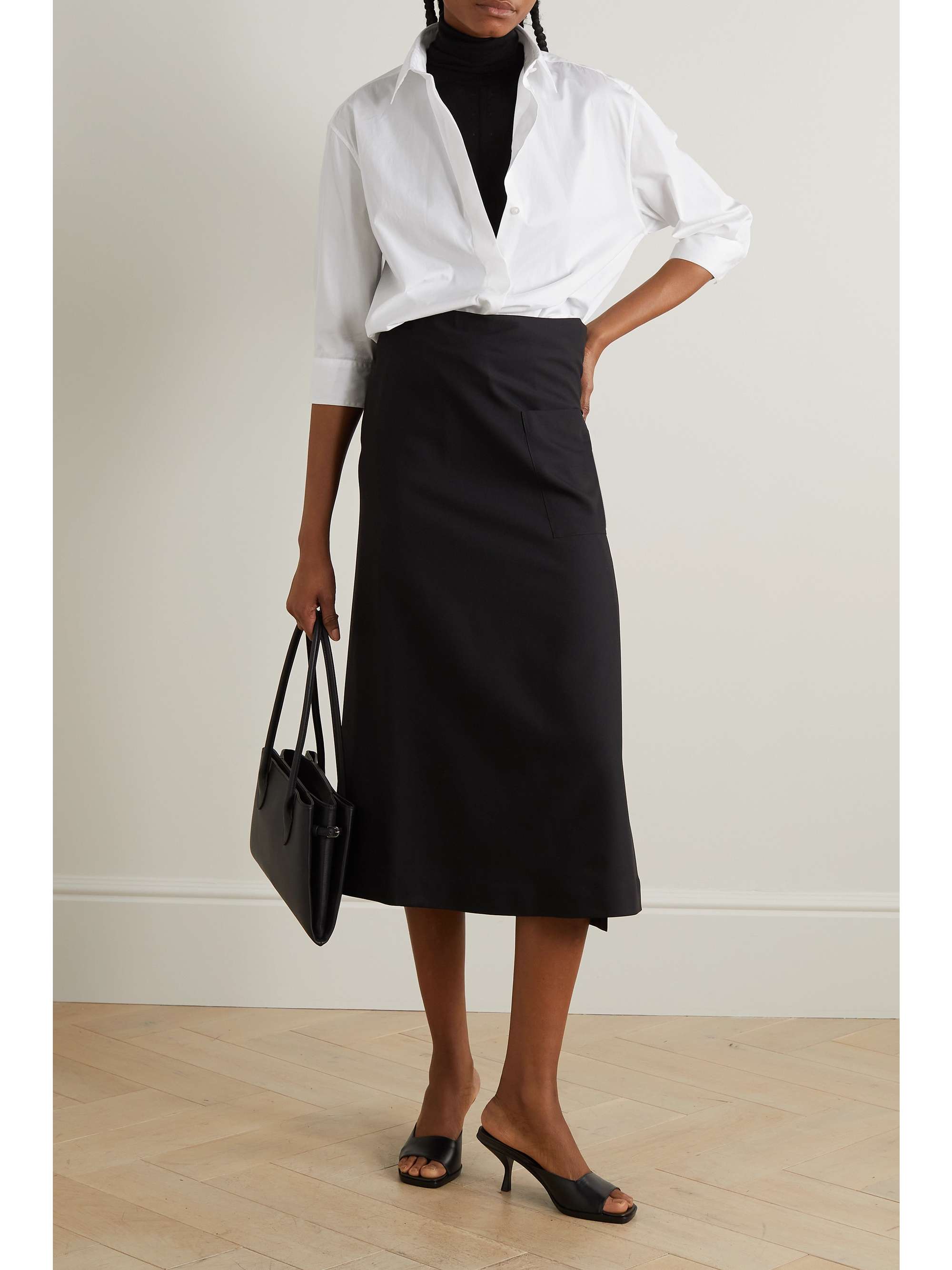 THE ROW Elada cotton-poplin shirt
