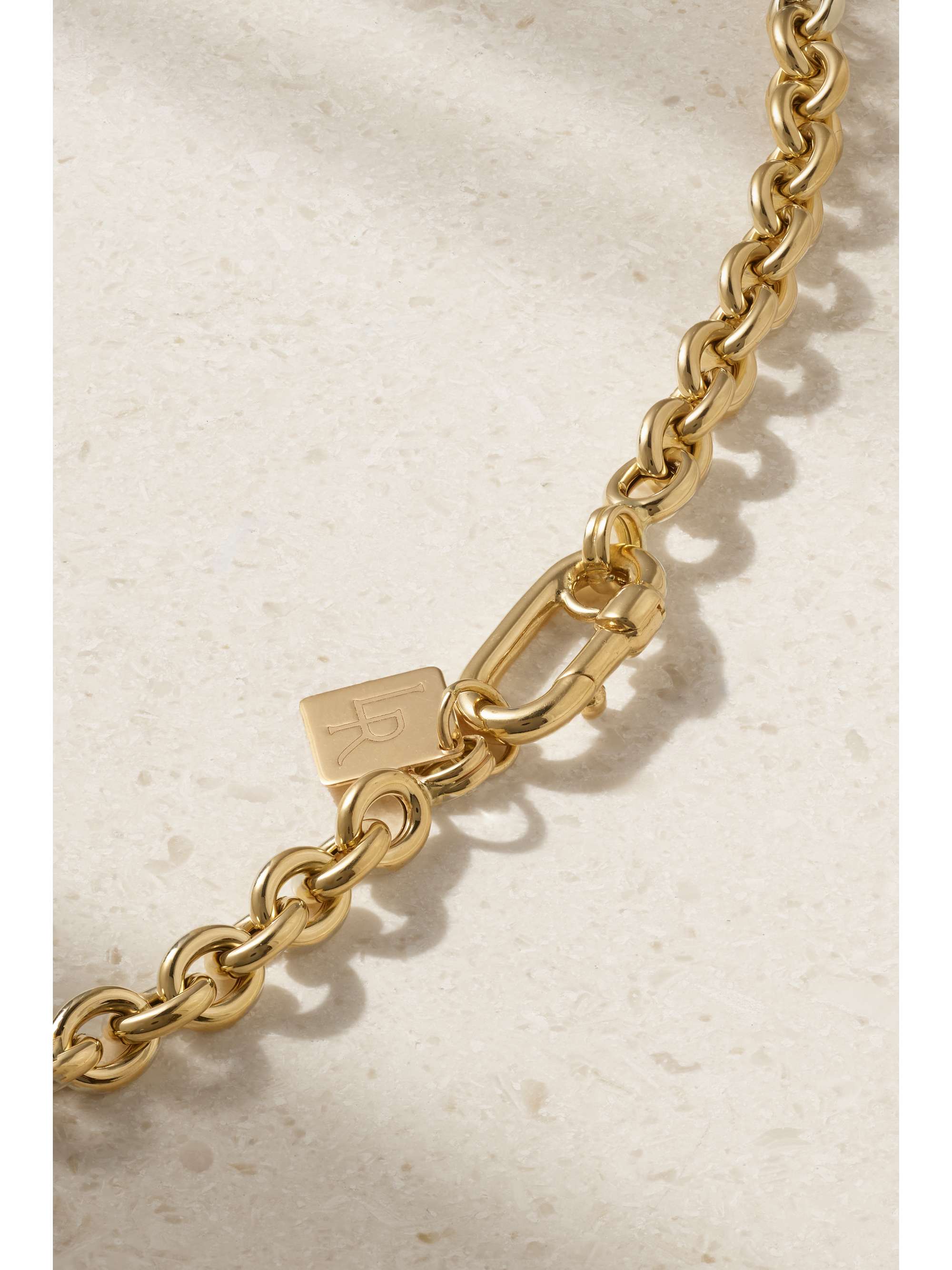 LAUREN RUBINSKI 14-karat gold necklace