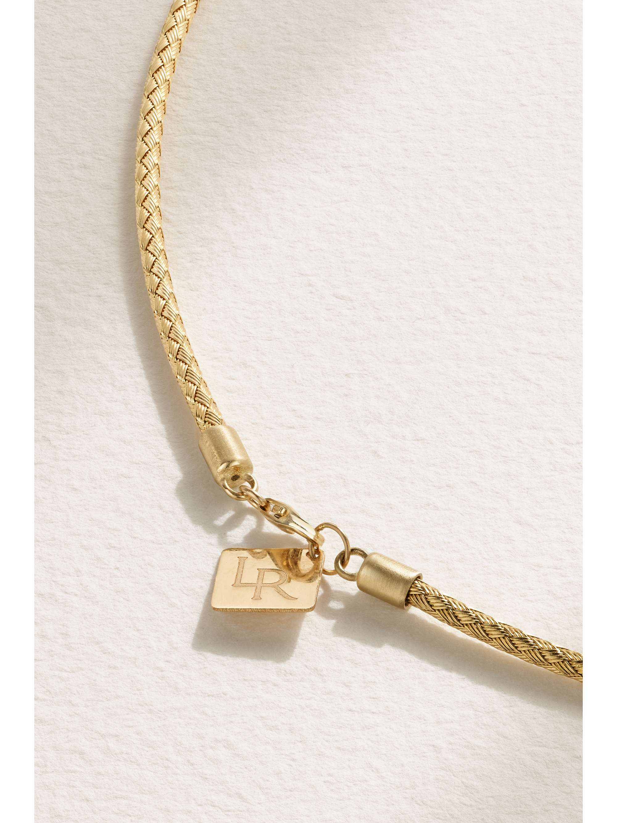 LAUREN RUBINSKI 14-karat gold necklace