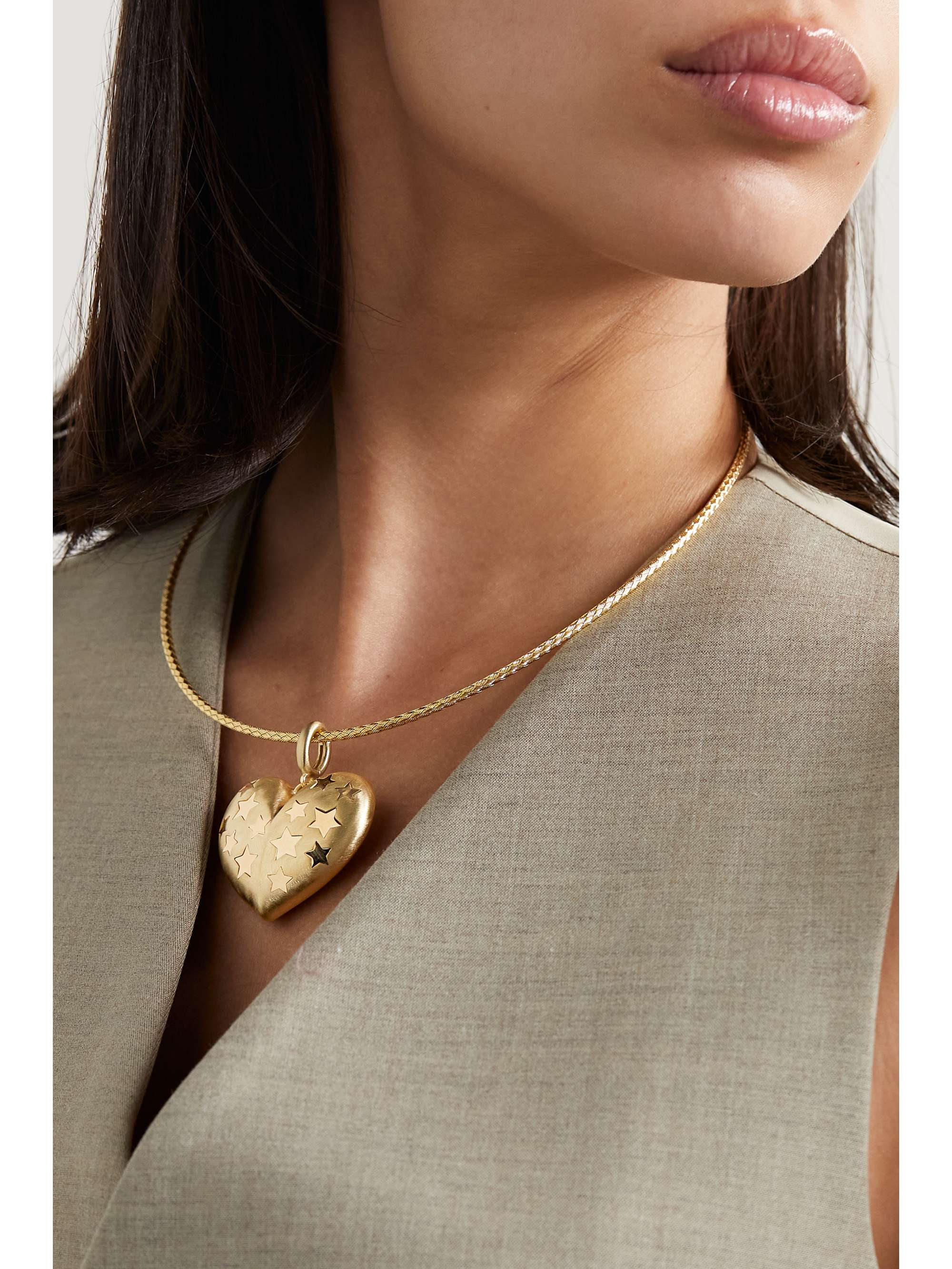 LAUREN RUBINSKI 14-karat gold necklace