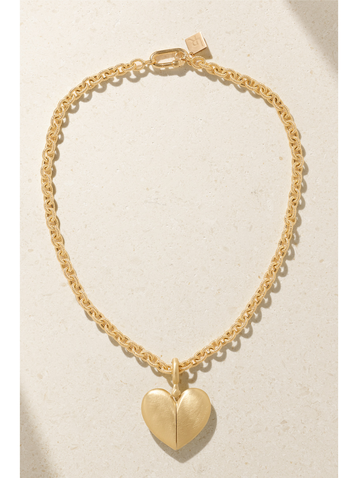 Lauren Rubinski - 14-karat Gold And Enamel Necklace - One size