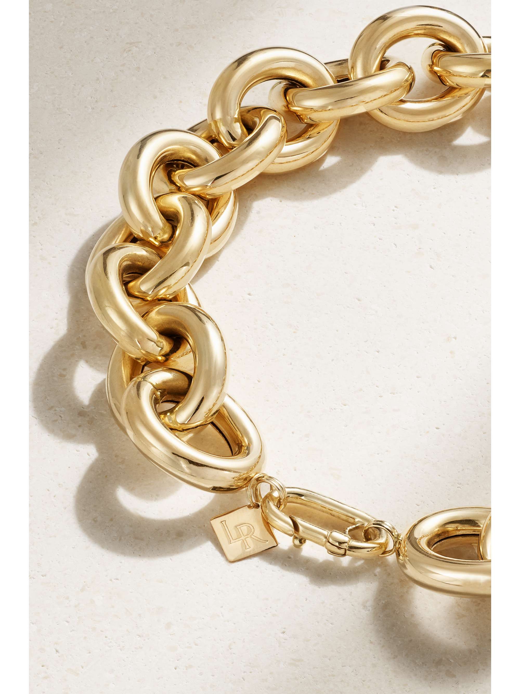 LAUREN RUBINSKI Extra Large 14-karat gold necklace