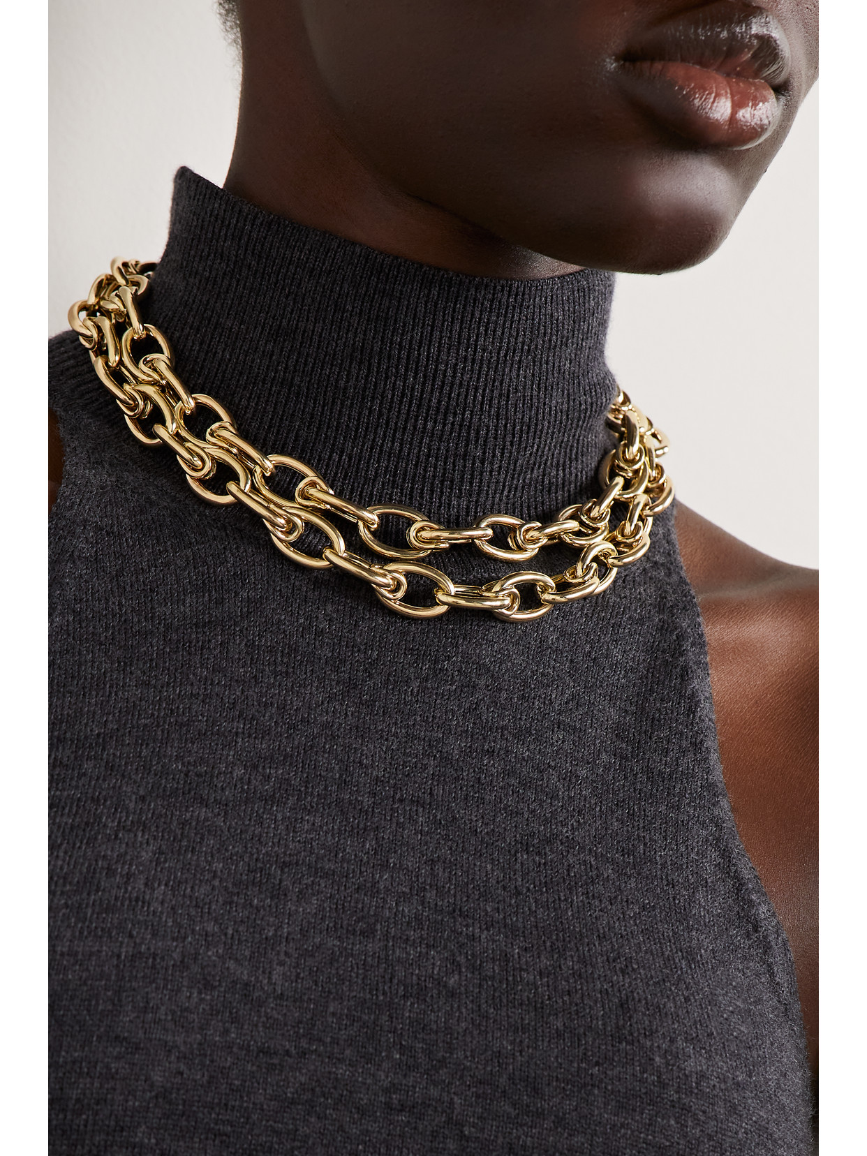 Shop Lauren Rubinski 14-karat Gold Necklace