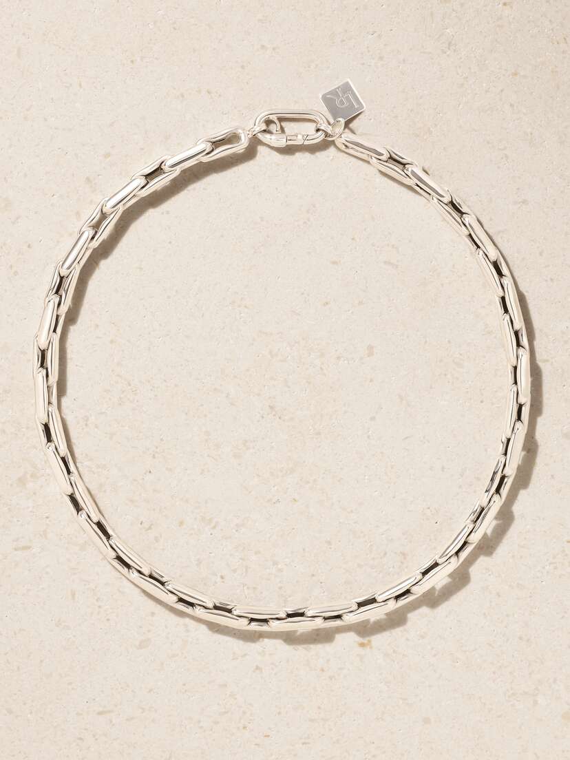 Lauren Rubinski 14-karat White Gold Choker