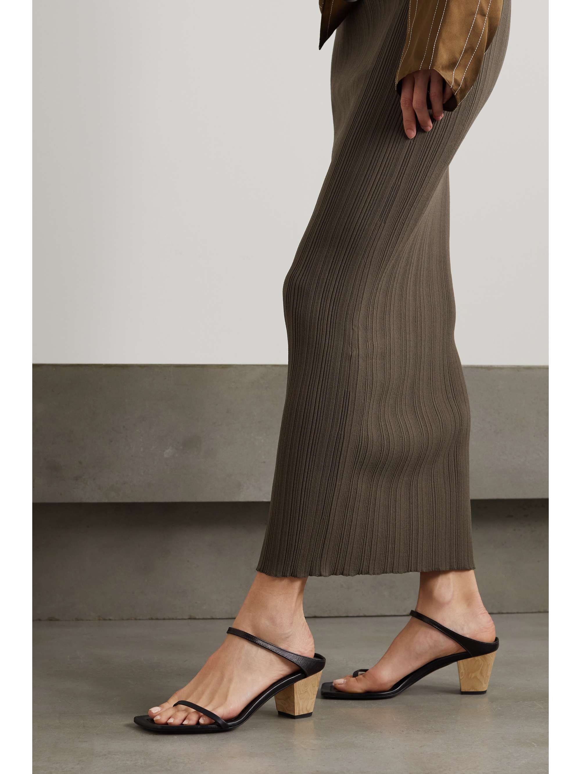 TOTEME City leather sandals | NET-A-PORTER