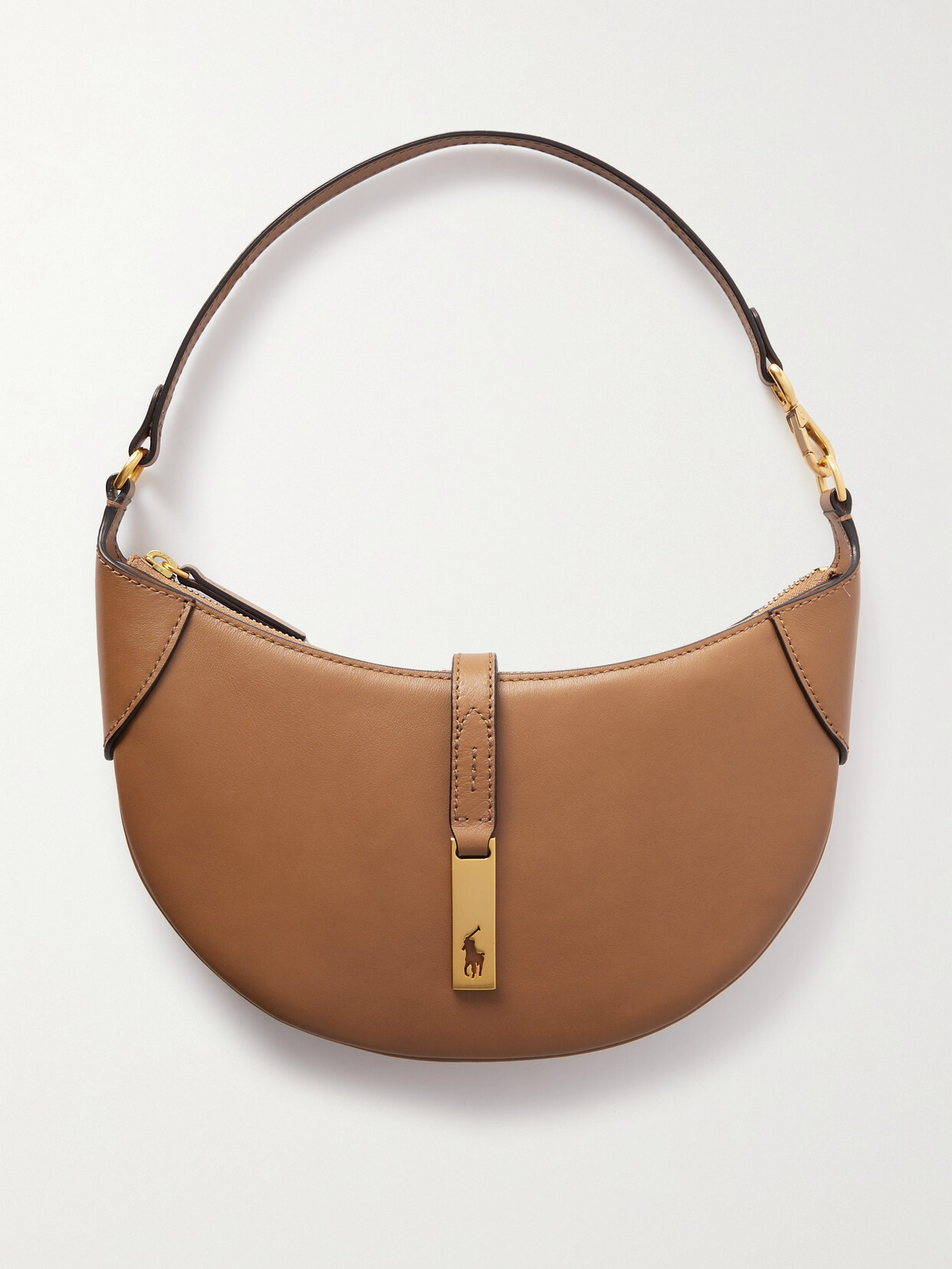 Polo Ralph Lauren - Leather Shoulder Bag - Brown