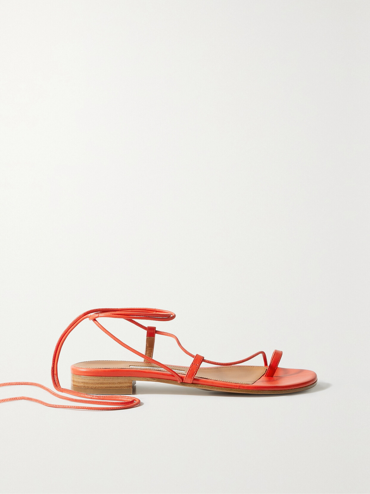 Emme Parsons - Susan Leather Sandals - Red