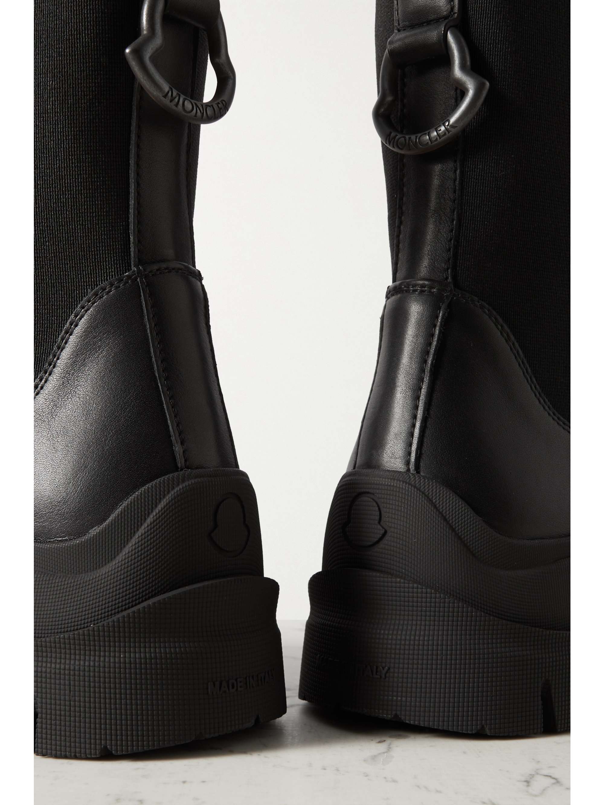 MONCLER Larue leather Chelsea boots | NET-A-PORTER