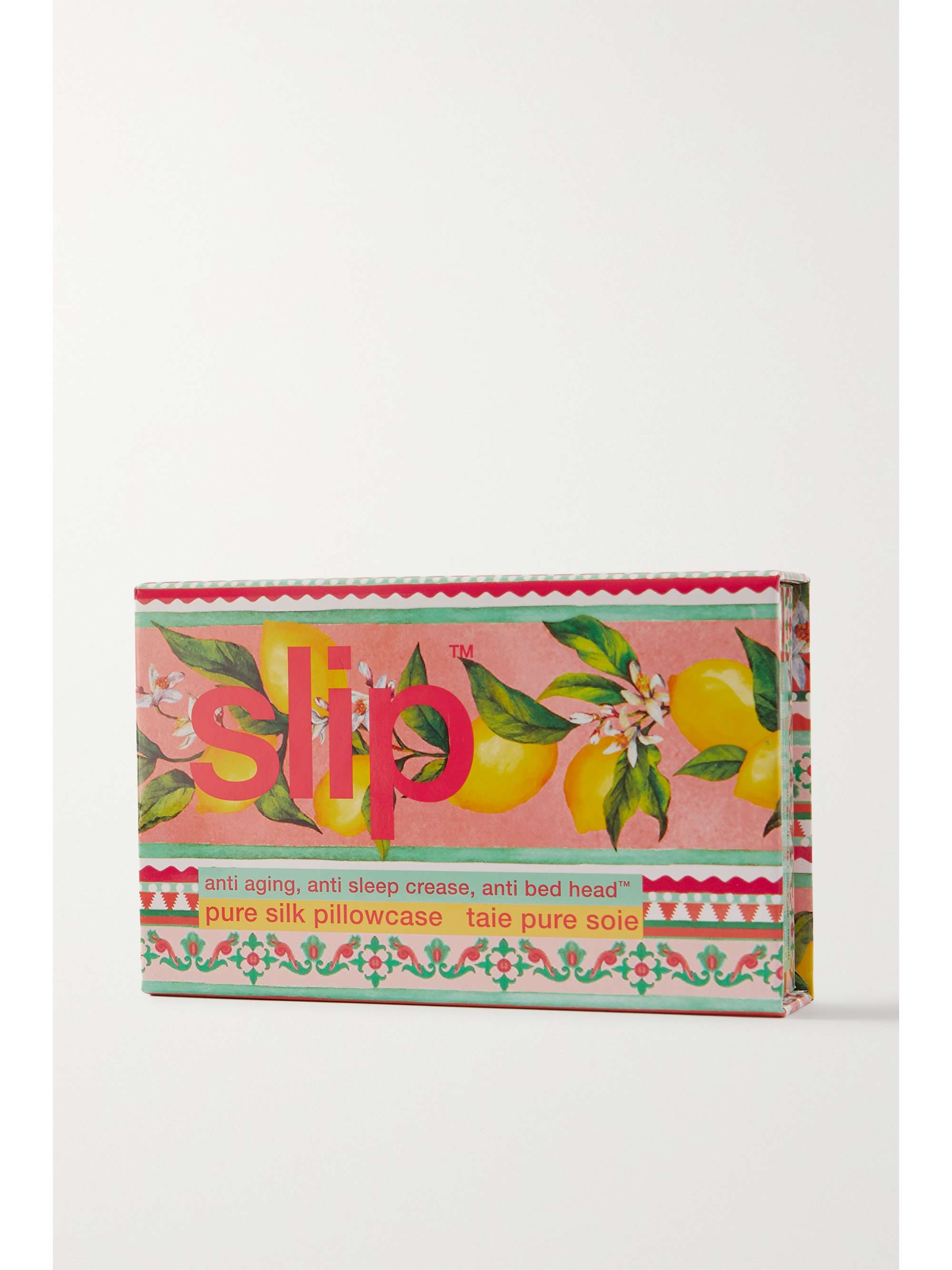 SLIP La Dolce Vita printed silk queen pillowcase