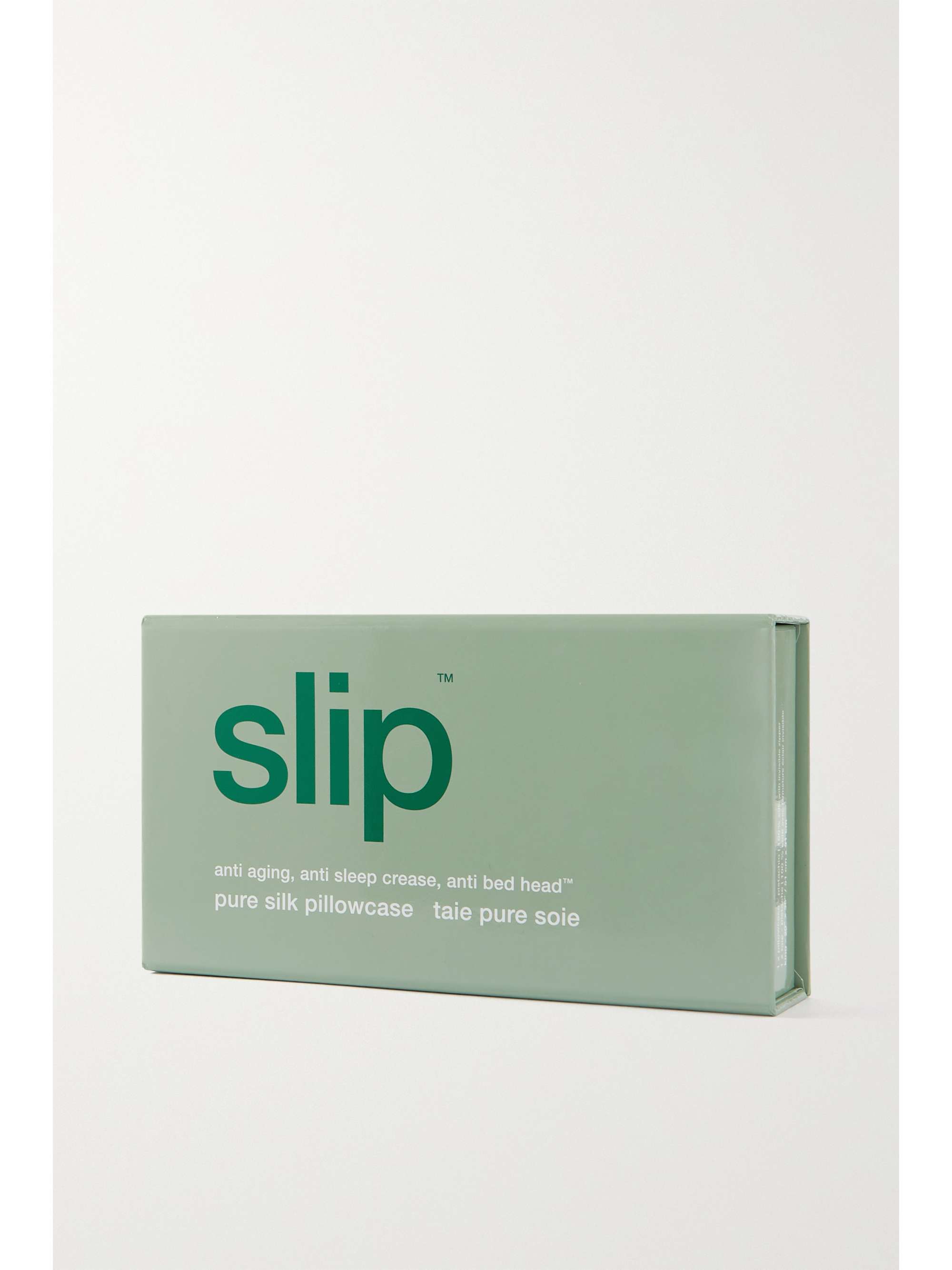 SLIP La Dolce Vita embroidered silk king pillowcase