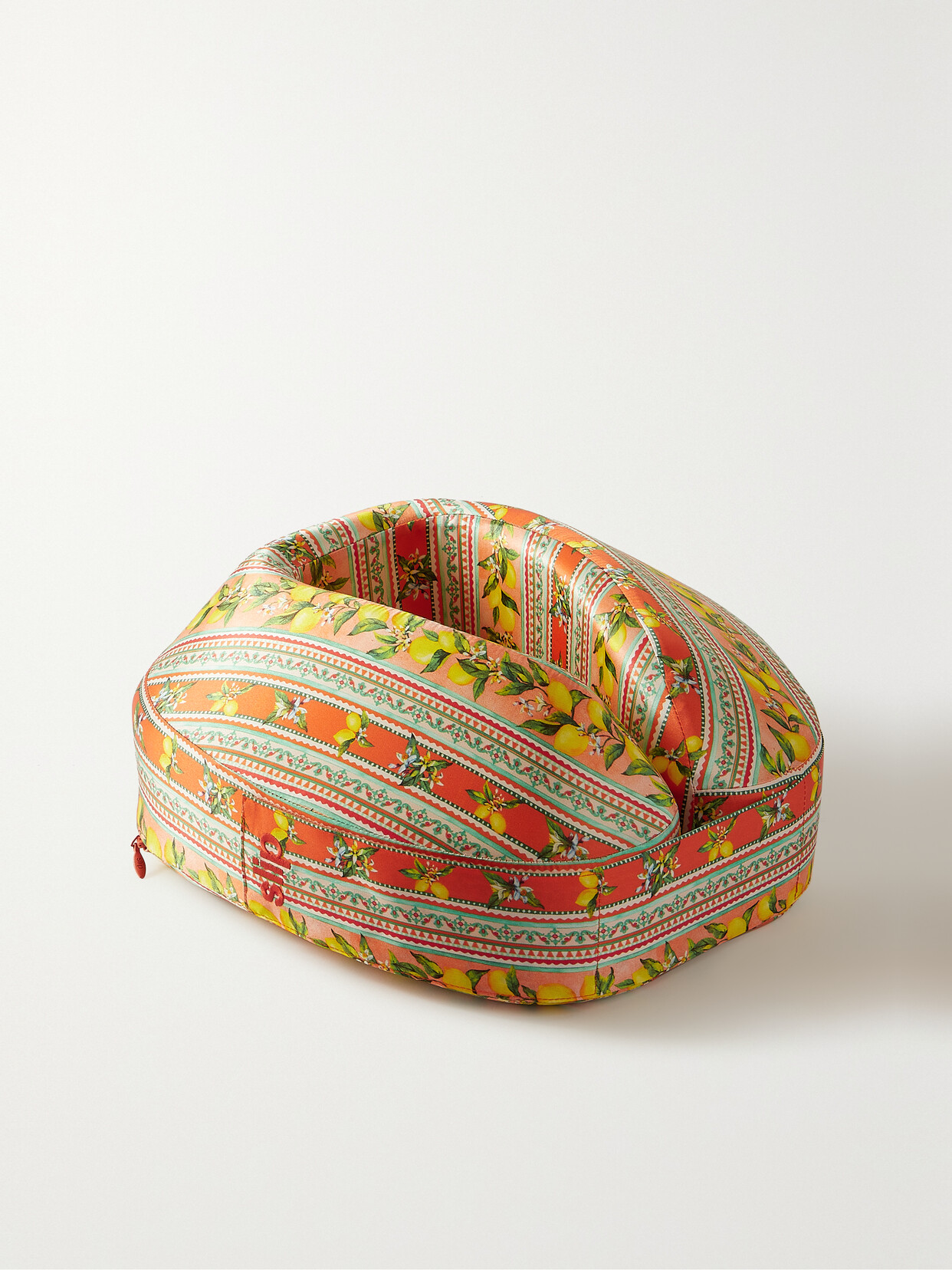 Slip - La Dolce Vita Printed Silk Travel Pillow - Multi