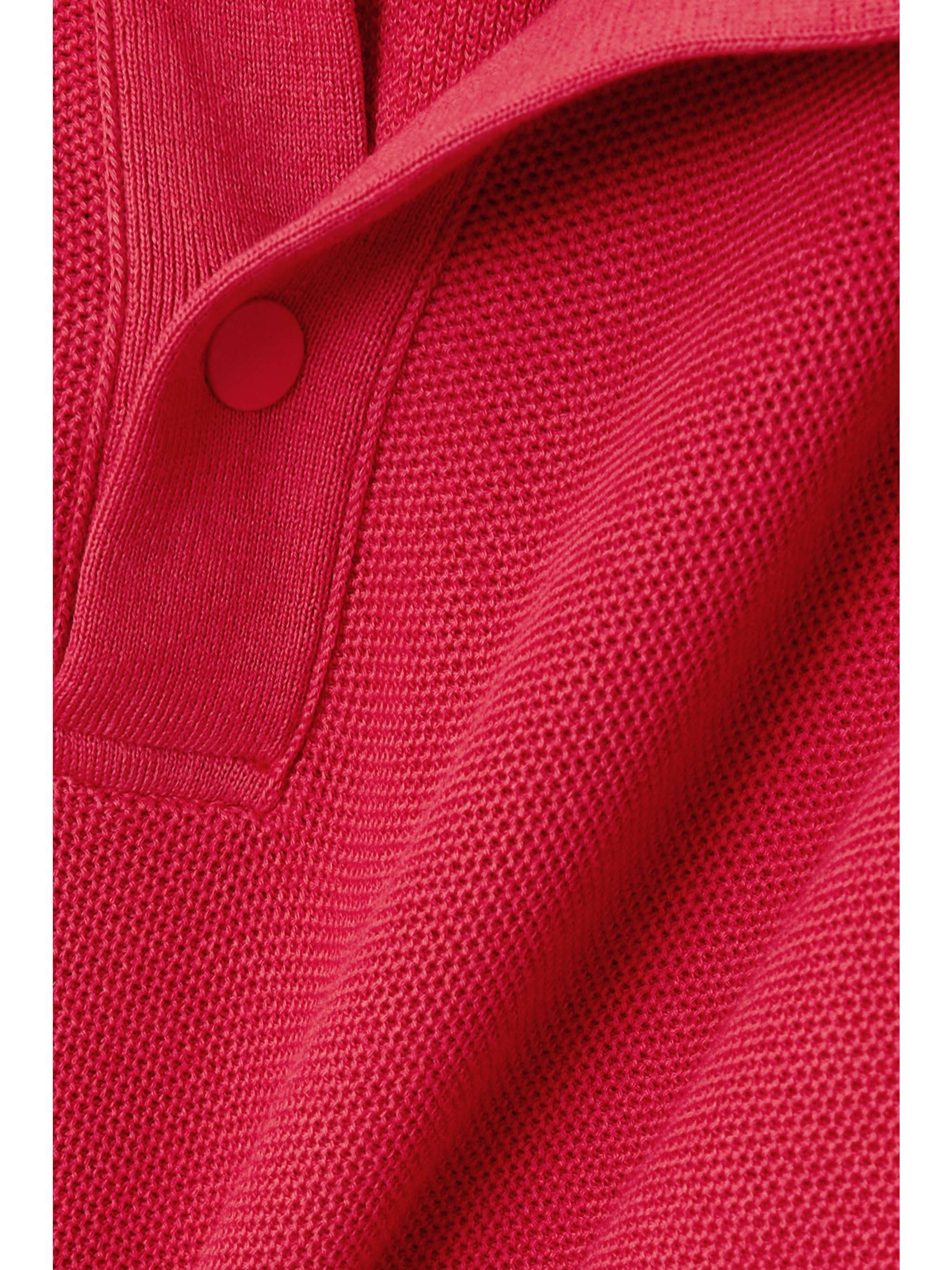 HIGH SPORT Brooke cotton-piqué polo sweater