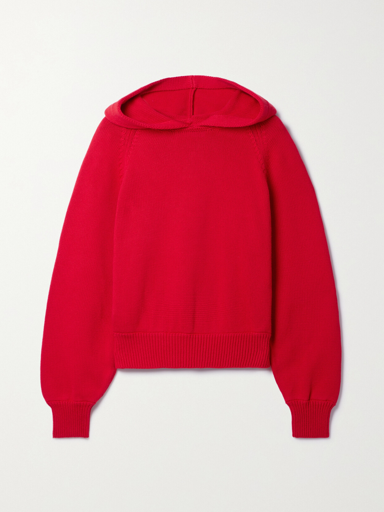 HIGH SPORT - Parker Cotton-blend Hoodie - Red