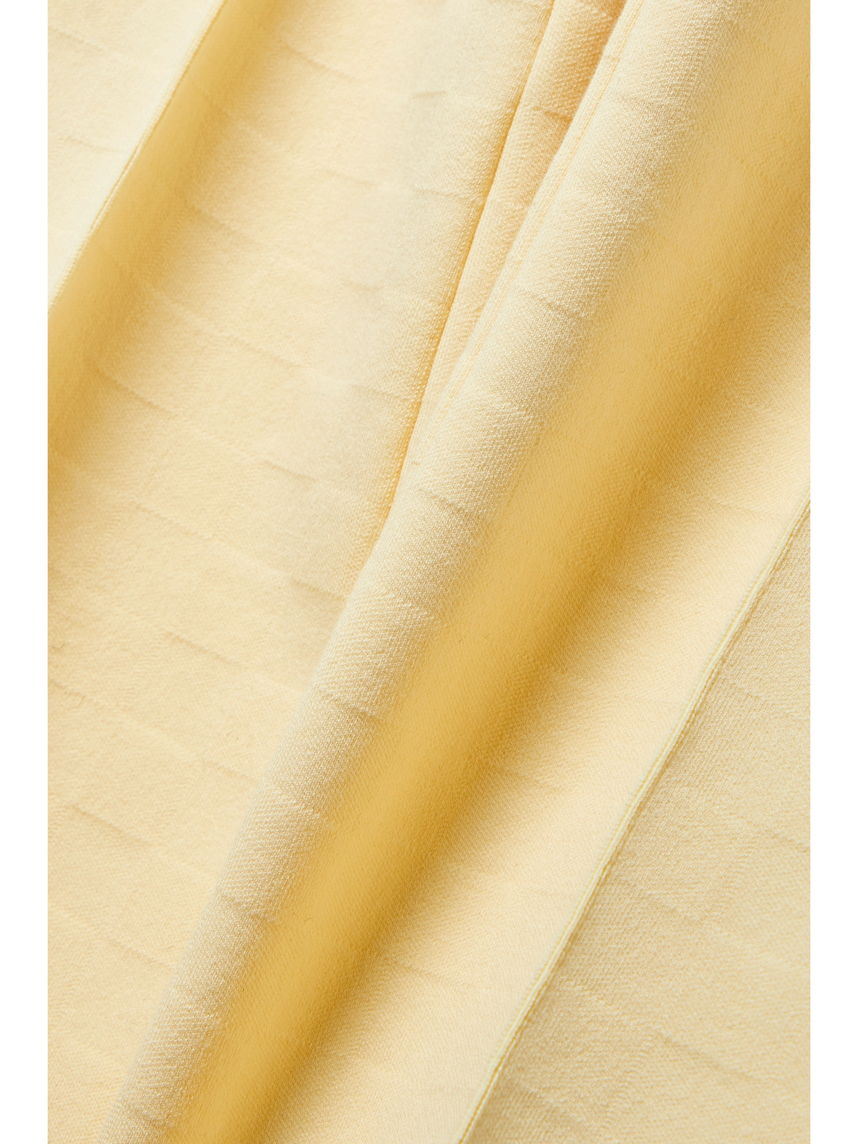 High Sport Kick Cropped Stretch-cotton Flared Pants In Yellow