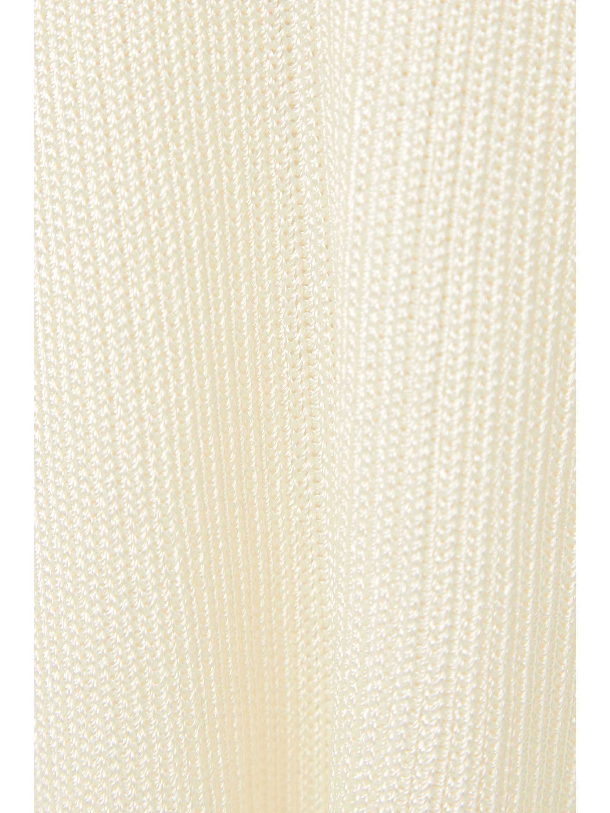 CALLE DEL MAR Ribbed-knit midi skirt