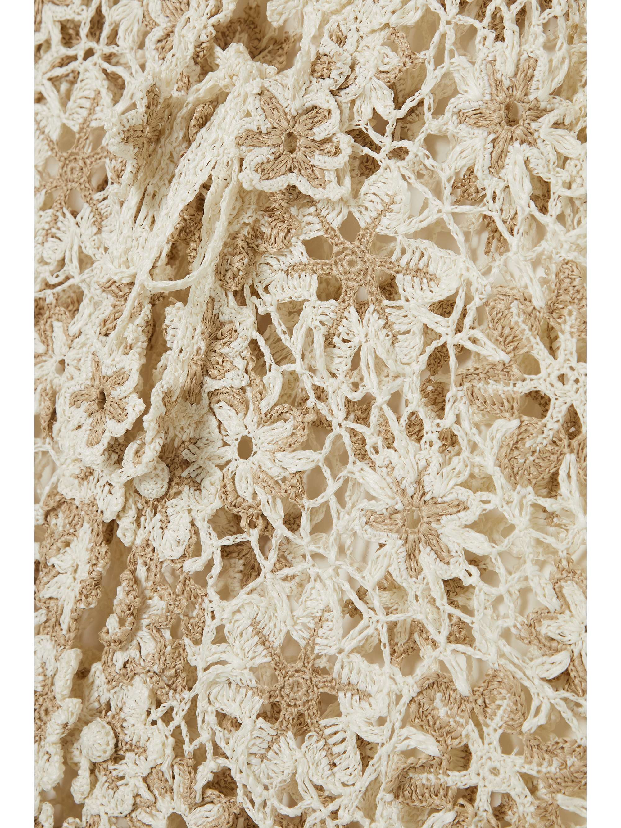 CULT GAIA Ollie crochet-knit coverup
