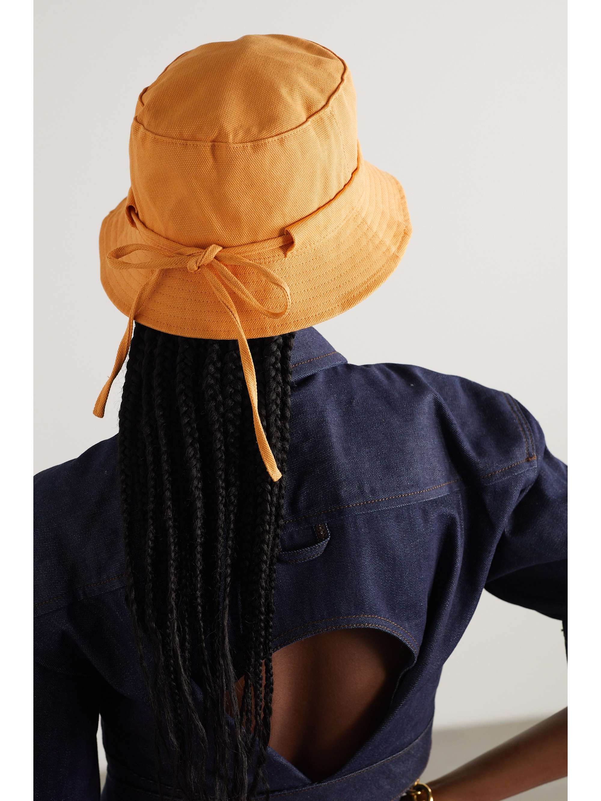 JACQUEMUS Le Bob logo-embellished cotton-canvas bucket hat