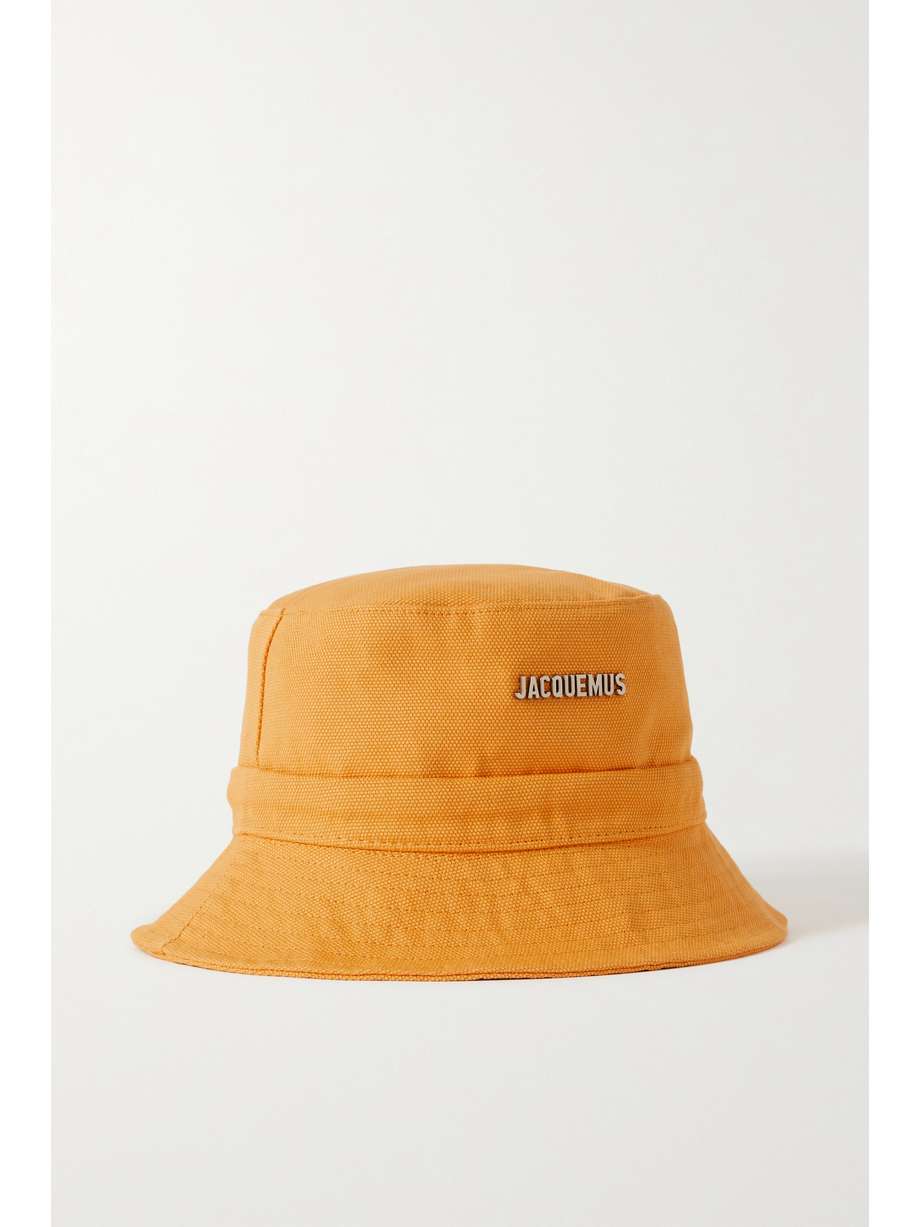 net-a-porter.com | Le Bob logo-embellished cotton-canvas bucket hat