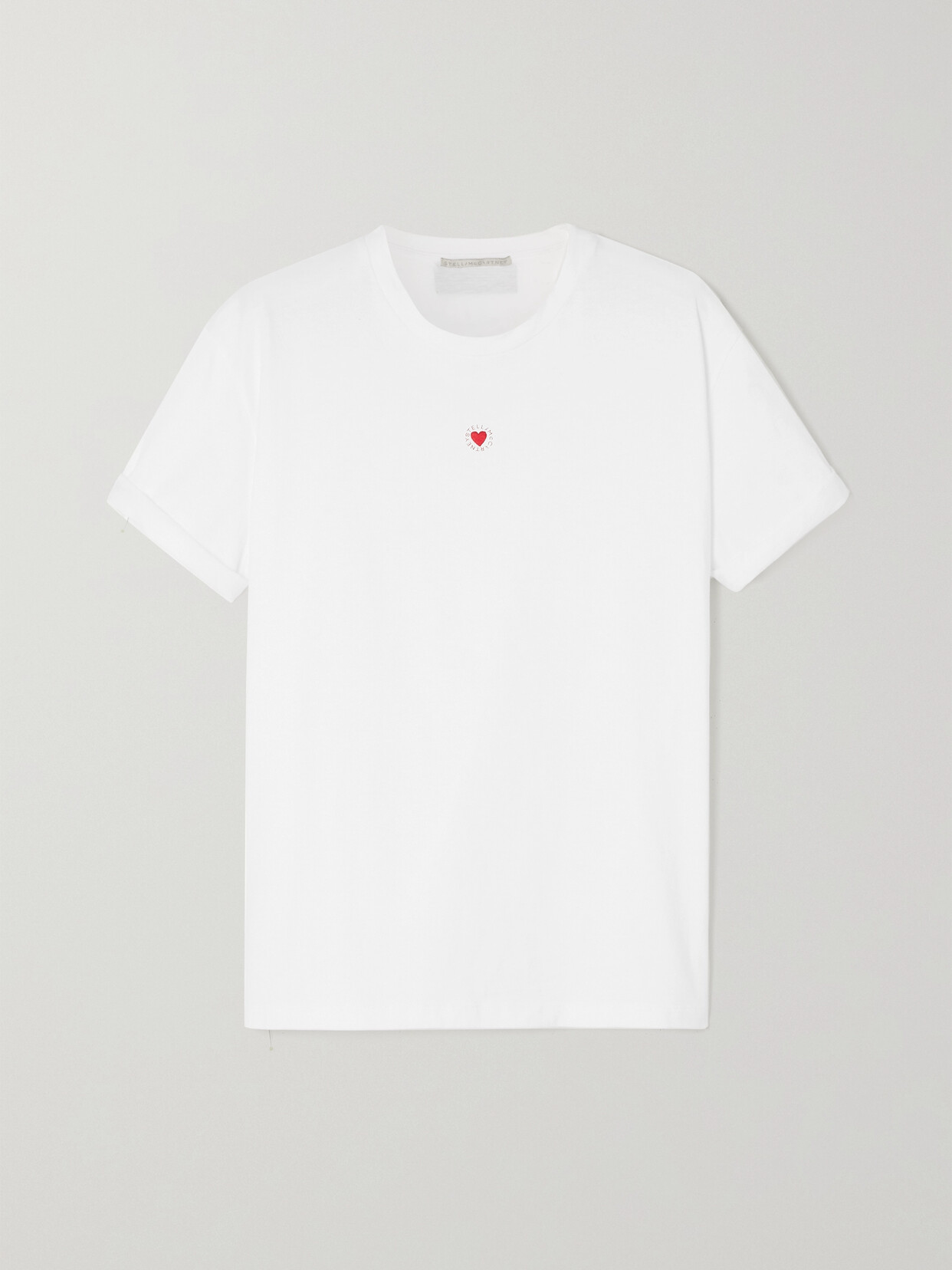 Stella McCartney - Embroidered Cotton T-shirt - White