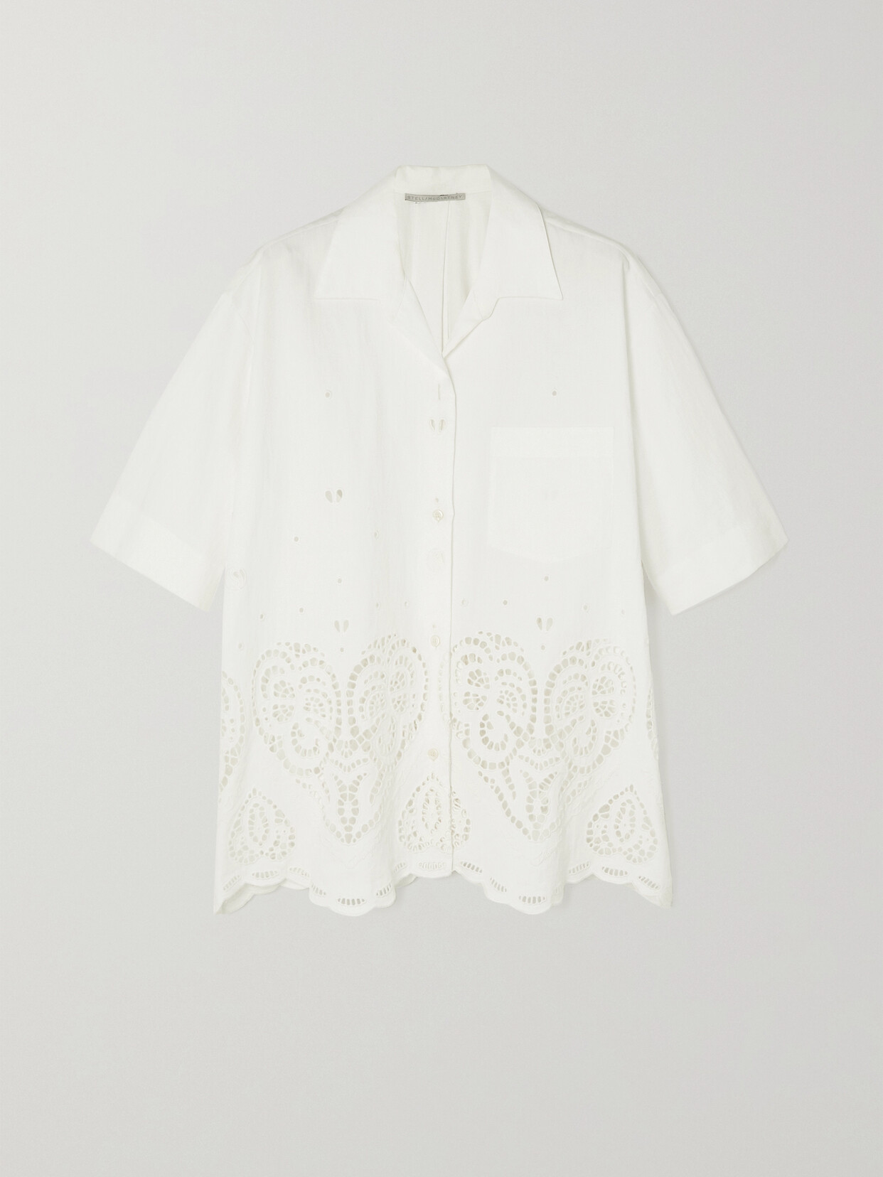 Stella McCartney - Reversible Broderie Anglaise Poplin Shirt - White