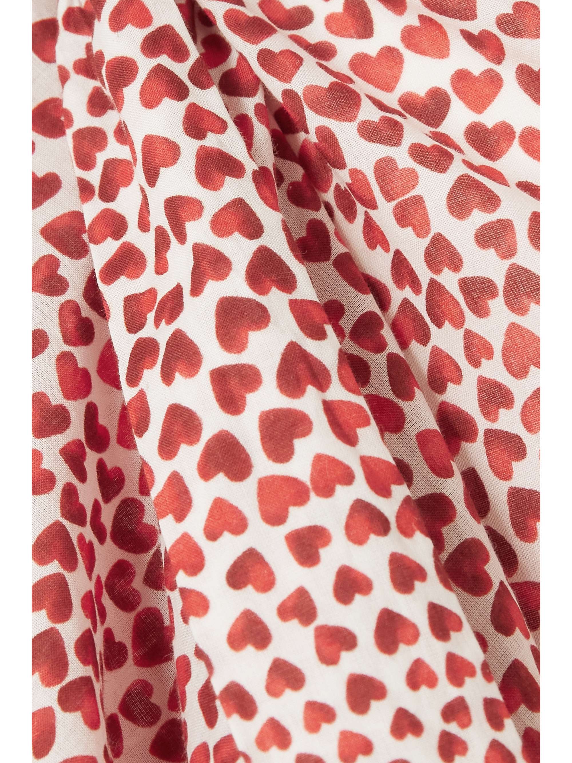 STELLA MCCARTNEY Printed cotton wrap skirt