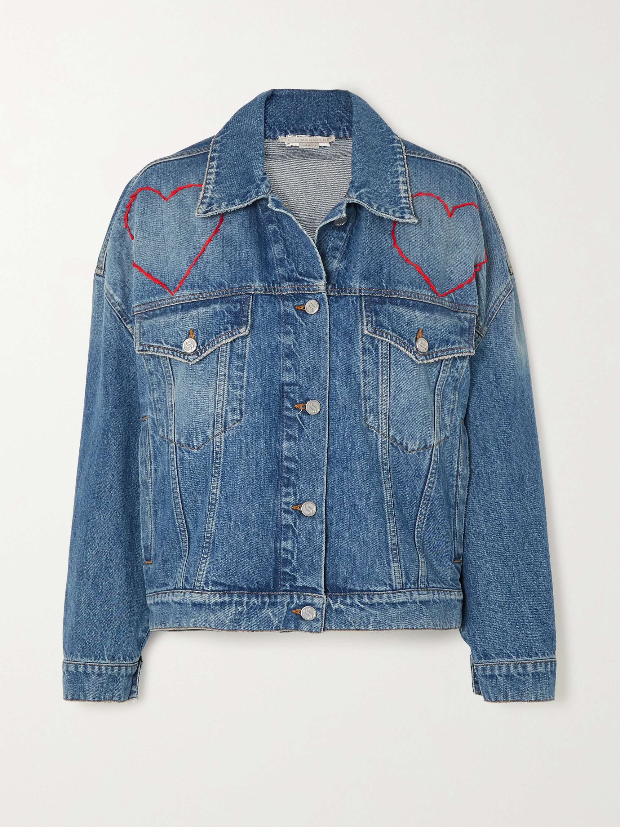 Stella mccartney jean jacket sales