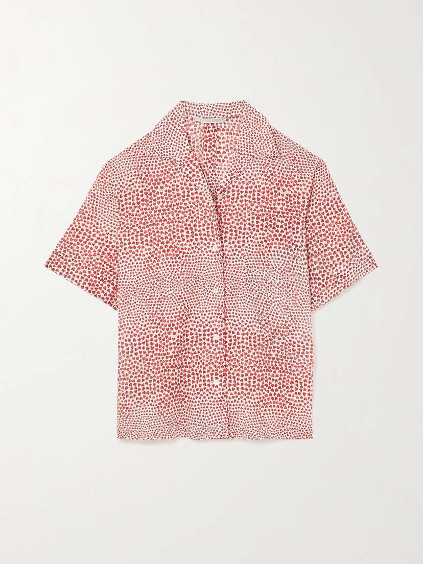 Stella McCartney + Net Sustain Printed Organic Cotton Shirt