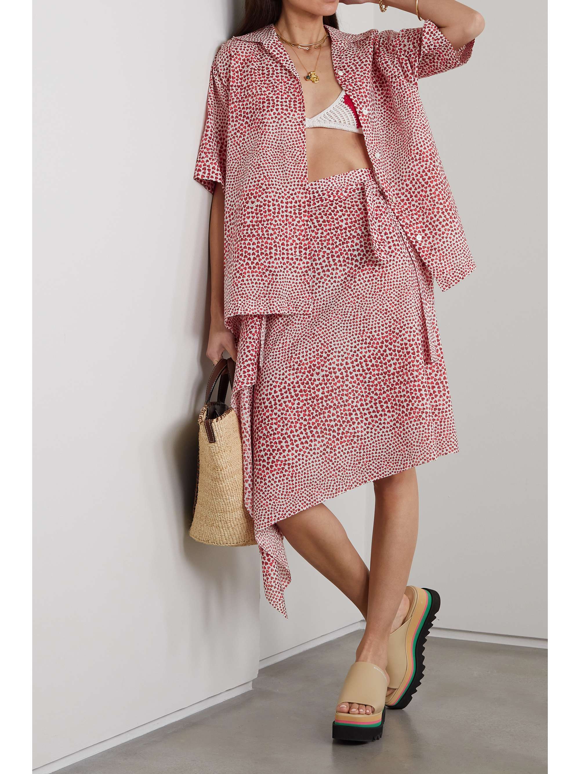 Chemise en coton imprim STELLA MCCARTNEY pour femme NET A PORTER