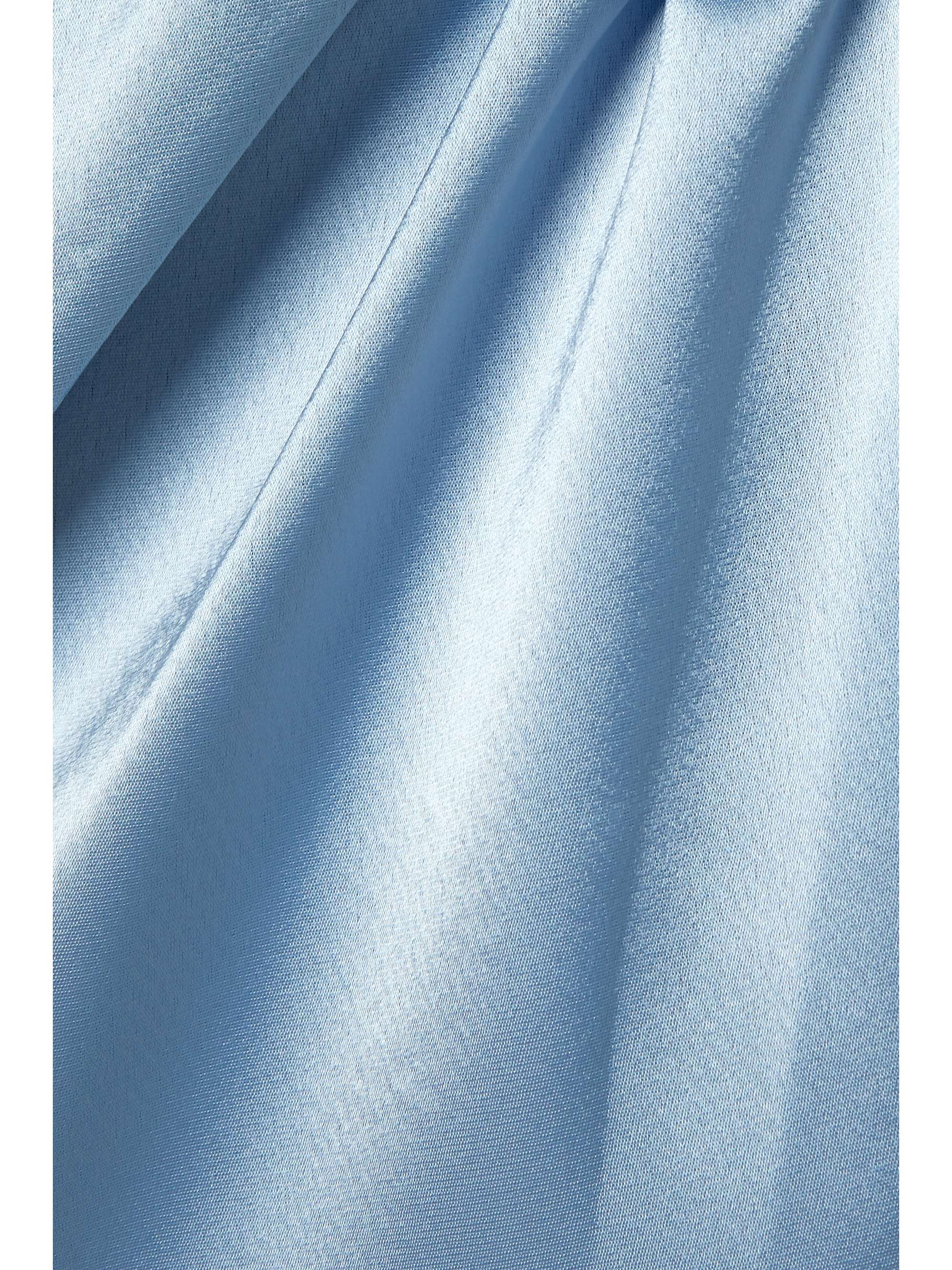 GALVAN Ushuaia satin halterneck gown