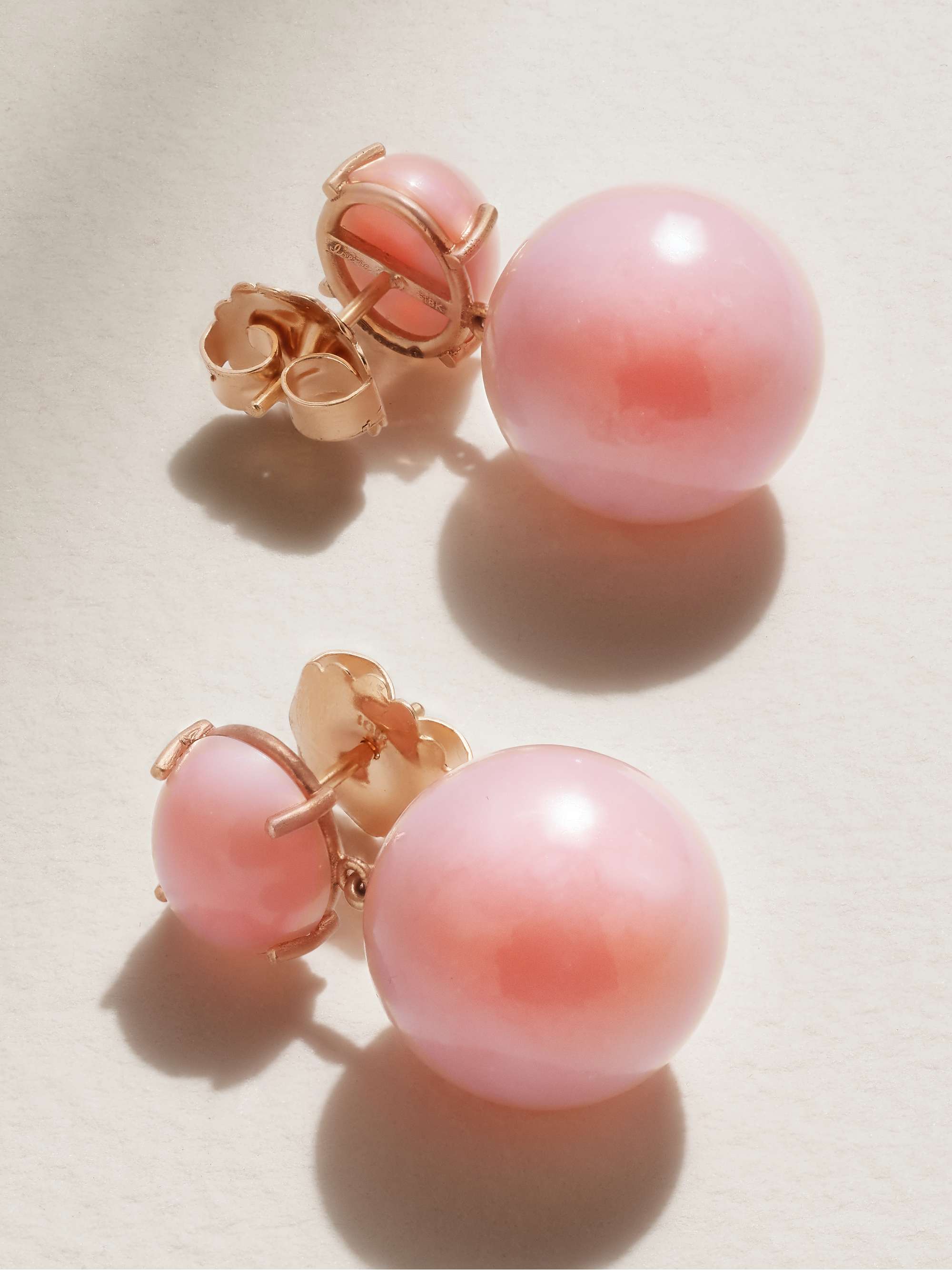 IRENE NEUWIRTH Gumball 18-karat gold chrysoprase earrings