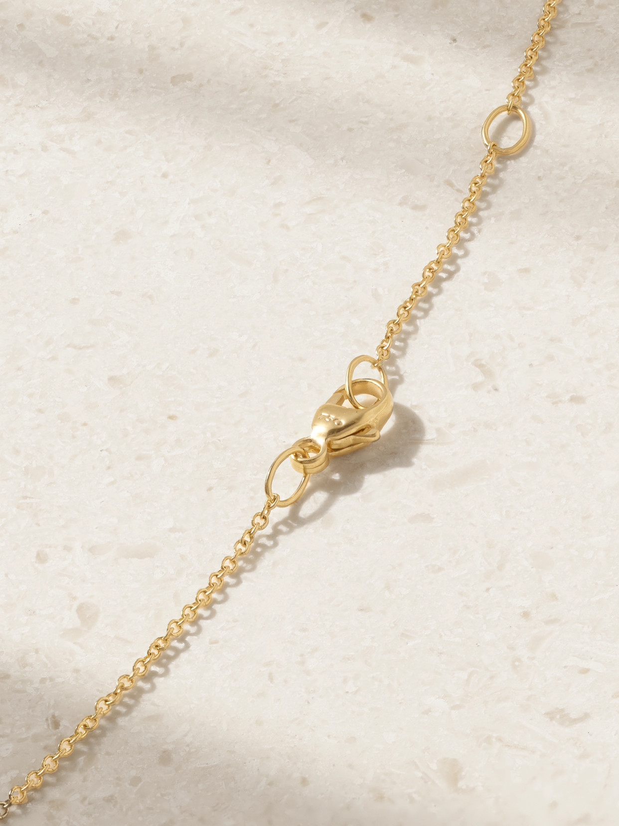 Shop David Yurman Petite Châtelaine 18-karat Gold, Topaz And Diamond Necklace