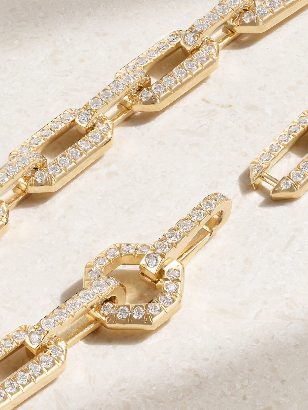 David Yurman 18-karat Gold Diamond Bracelet In Gold